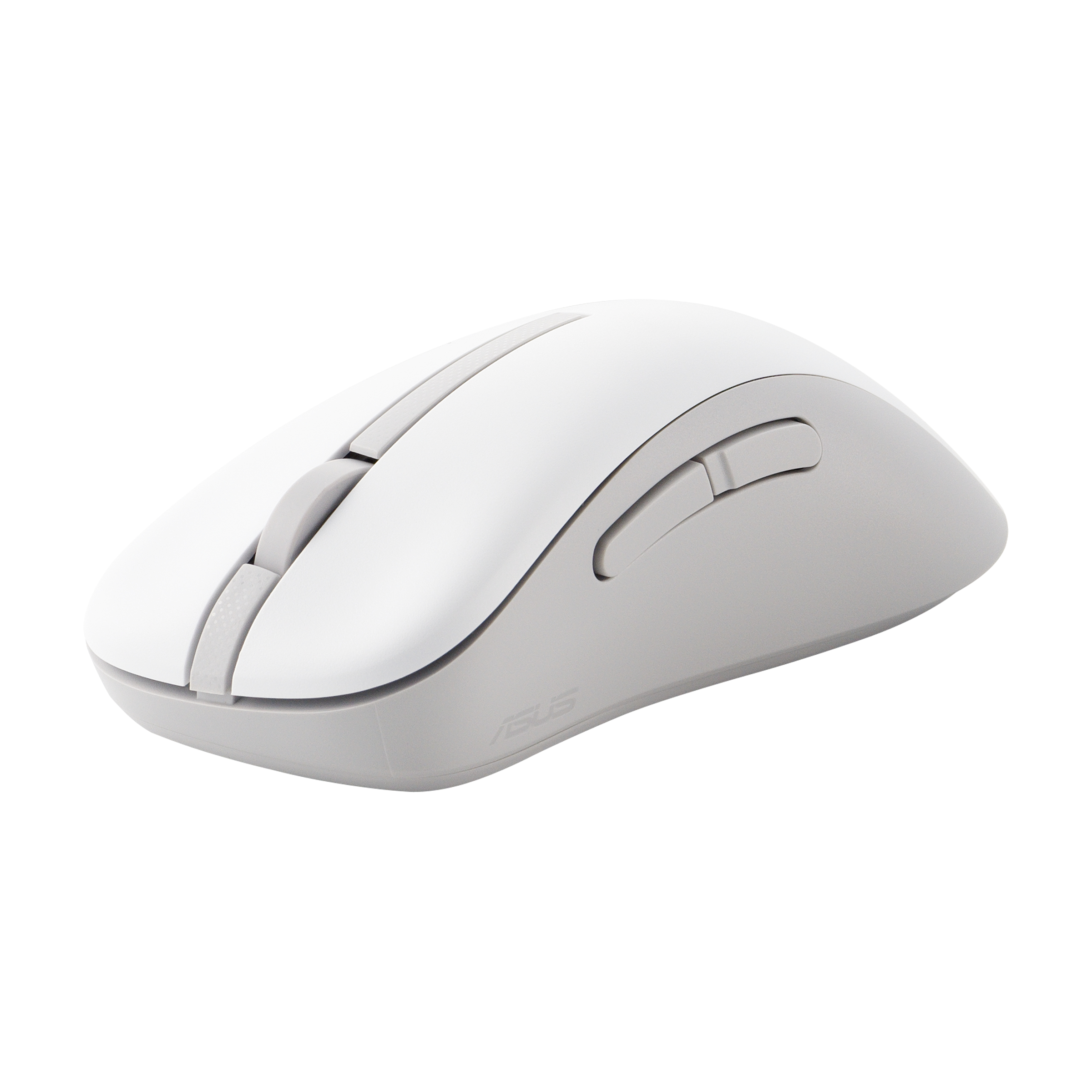 ASUS MD102 - Maus - ergonomisch - optisch - 5 Tasten - kabellos - Bluetooth, 2.4 GHz - kabelloser Em
