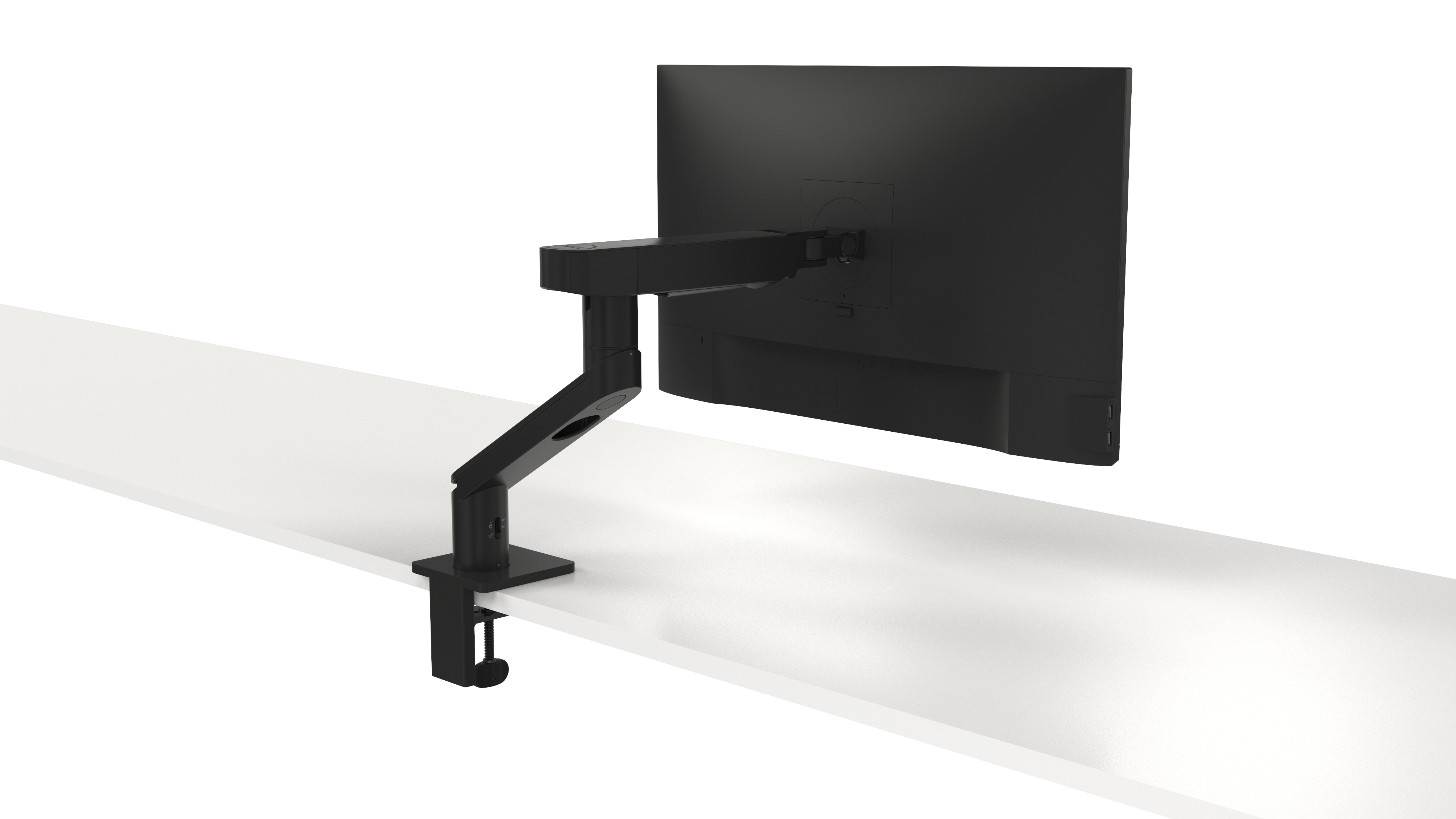 Dell Single Monitor Arm - MSA20, 10 kg, 48,3 cm (19"), 96,5 cm (38"), Höhenverstellung, Schwarz