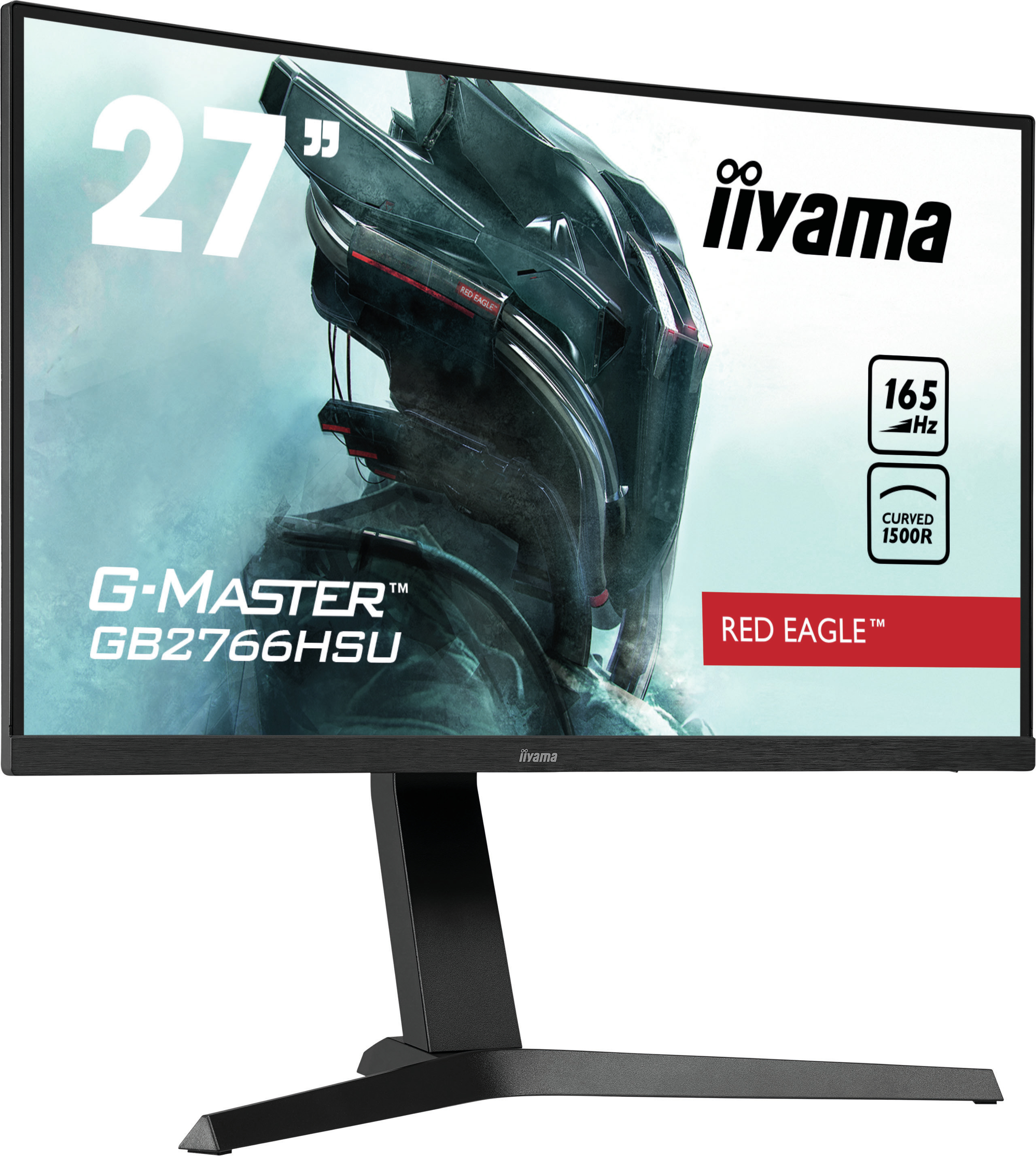 iiyama G-Master GB2766HSU-B1 Red Eagle Curved-Monitor 68.5cm (27") Full HD, VA, 1ms, HDMI, DP