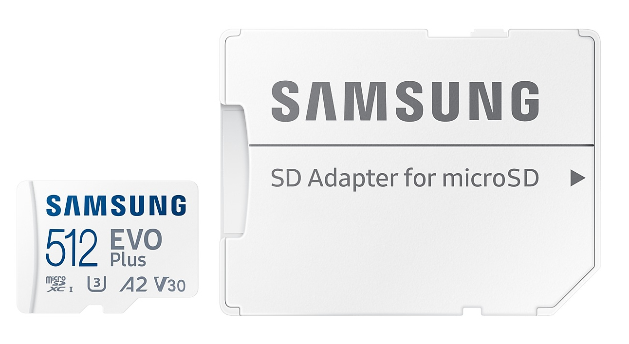 Samsung EVO Plus MB-MC512KA - Flash-Speicherkarte (microSDXC-an-SD-Adapter inbegriffen)