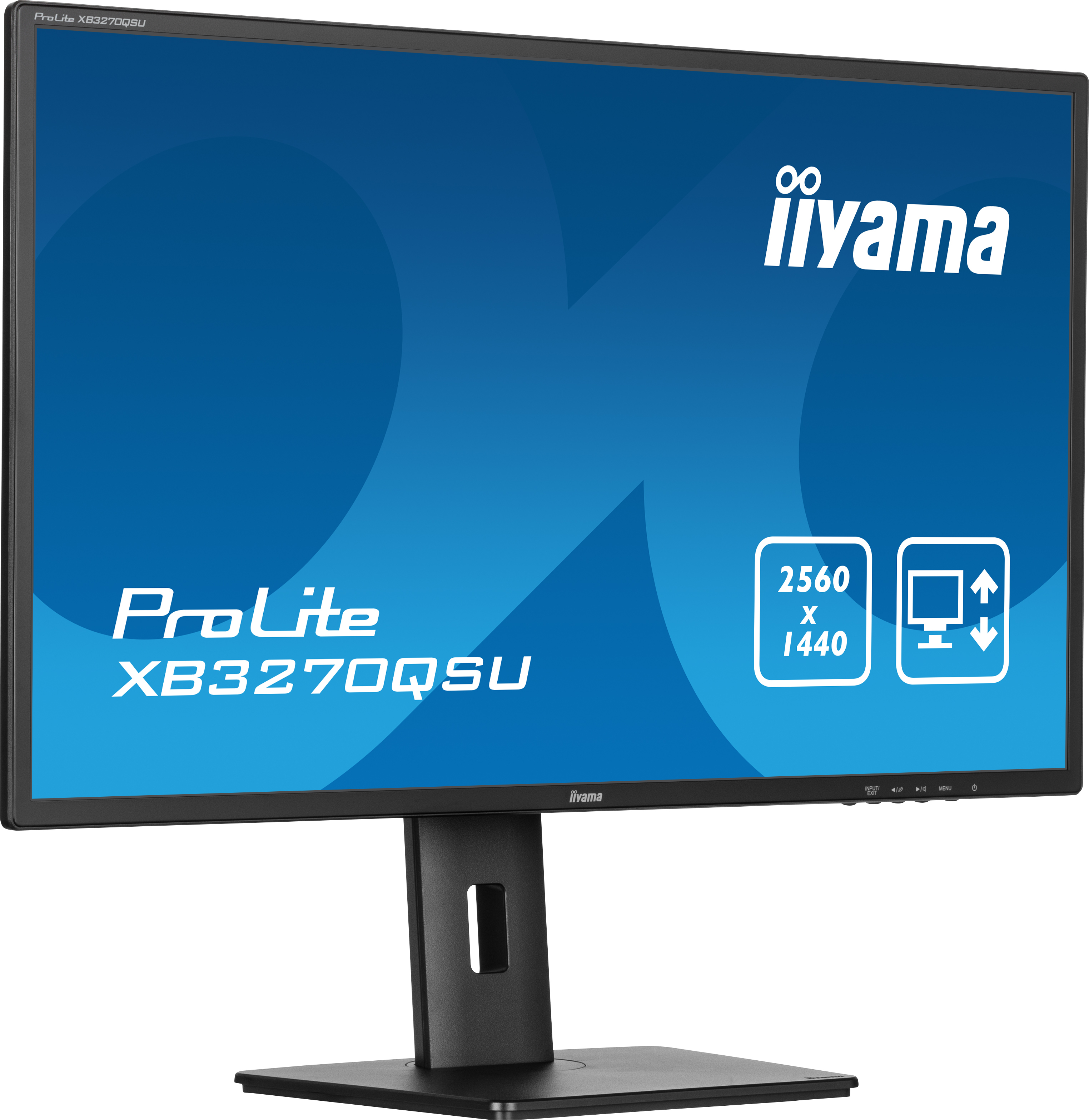 iiyama ProLite XB3270QSU-B1 Monitor 80cm (31.5") WQHD, IPS, 3ms, HDMI, Displayport, USB
