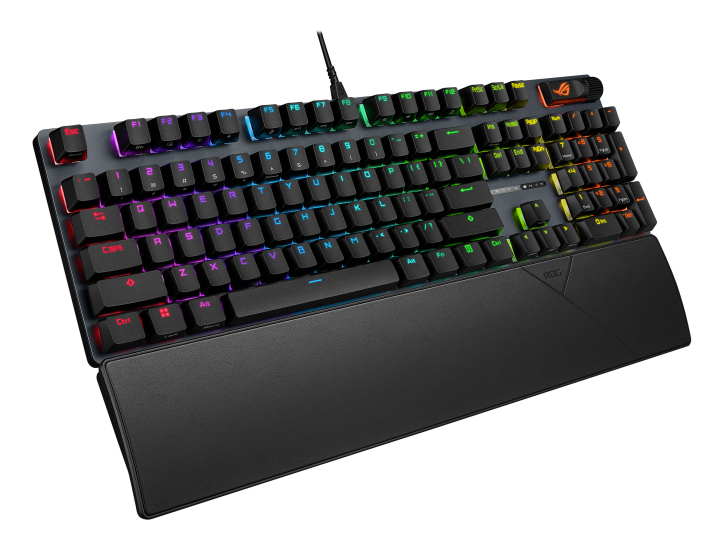 ASUS ROG Strix Scope II X, Volle Größe (100%), Kabelgebunden, USB, Mechanischer Switch, RGB-LED, Sch