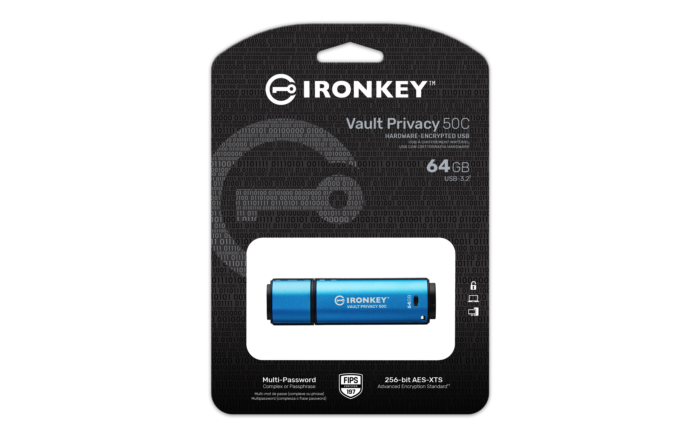 Kingston IronKey Vault Privacy 50C - USB-Flash-Laufwerk