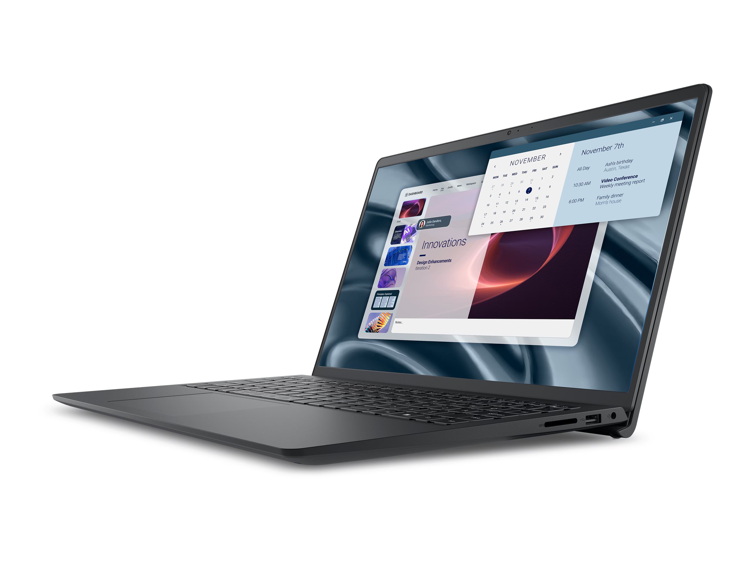 Dell Pro 15 Essential PV15255, 15.6" FHD, Ryzen 5 7520U, 8GB RAM, 512GB SSD, Win11 Pro