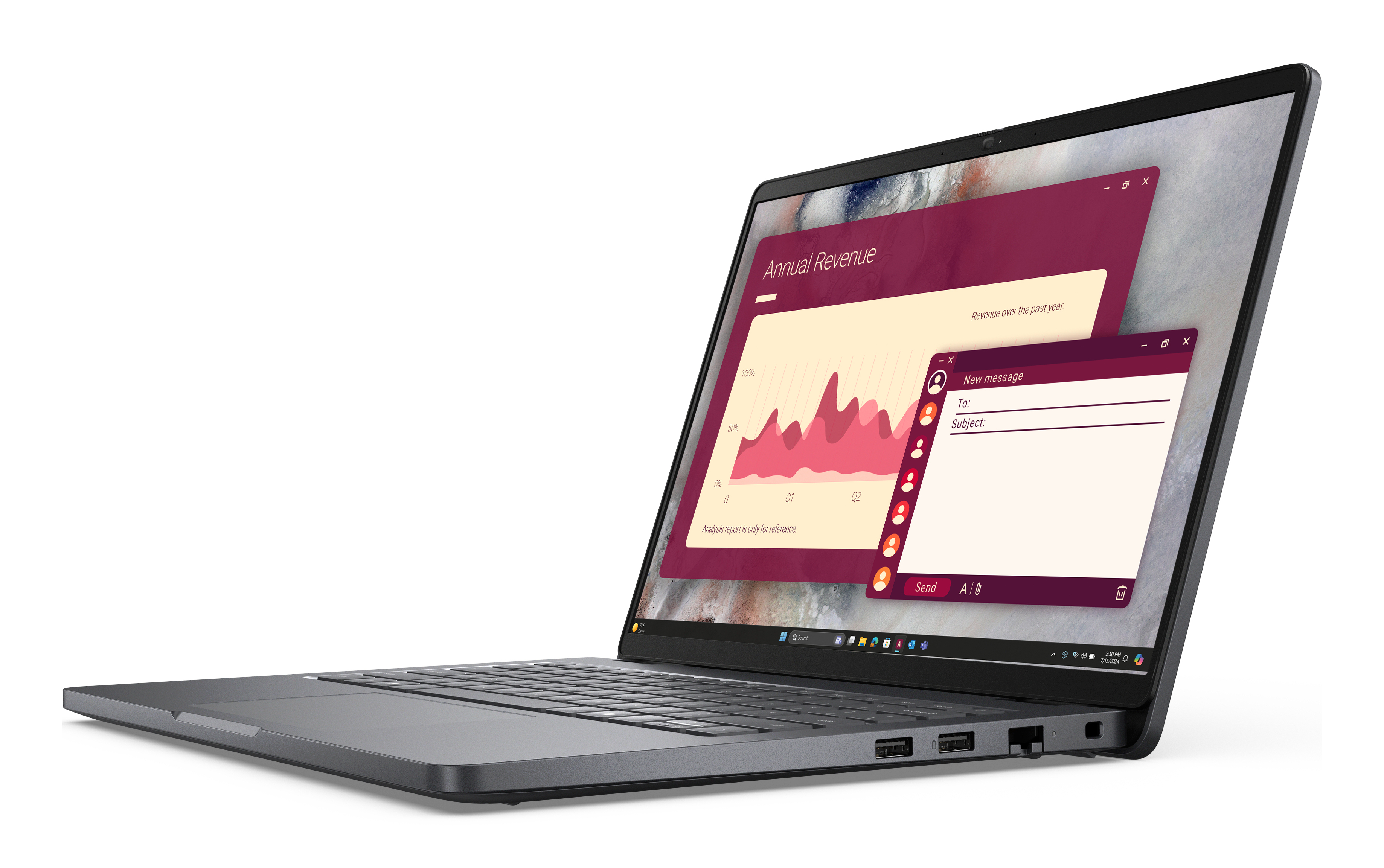 Dell Pro 14 PC14250, 14" WUXGA, Core 5 120U, 16GB RAM, 512GB SSD, Win11 Pro, ohne NT