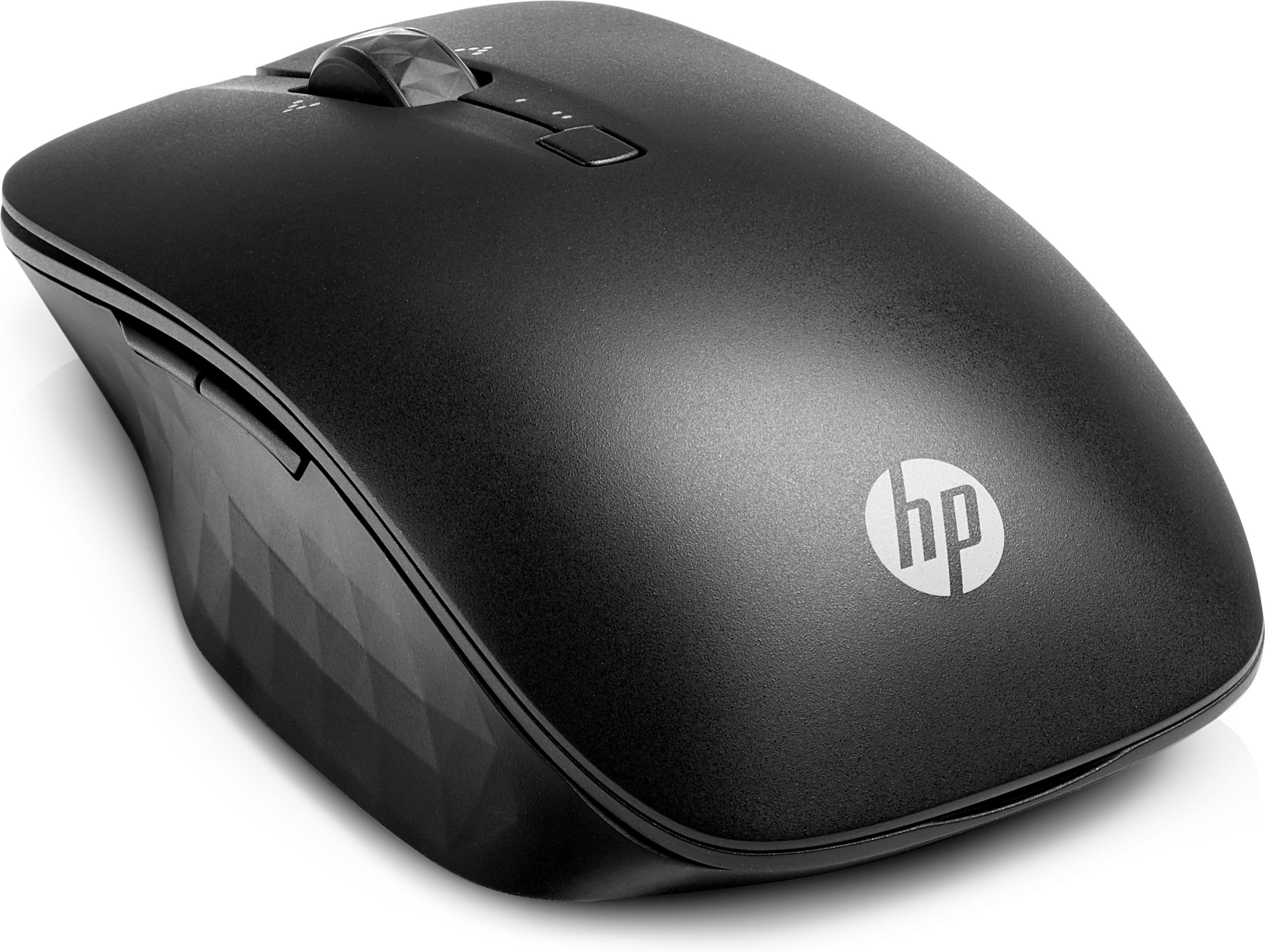 HP Bluetooth Reisemaus, rechts, Track-on-glass (TOG), Bluetooth, 1200 DPI, Schwarz