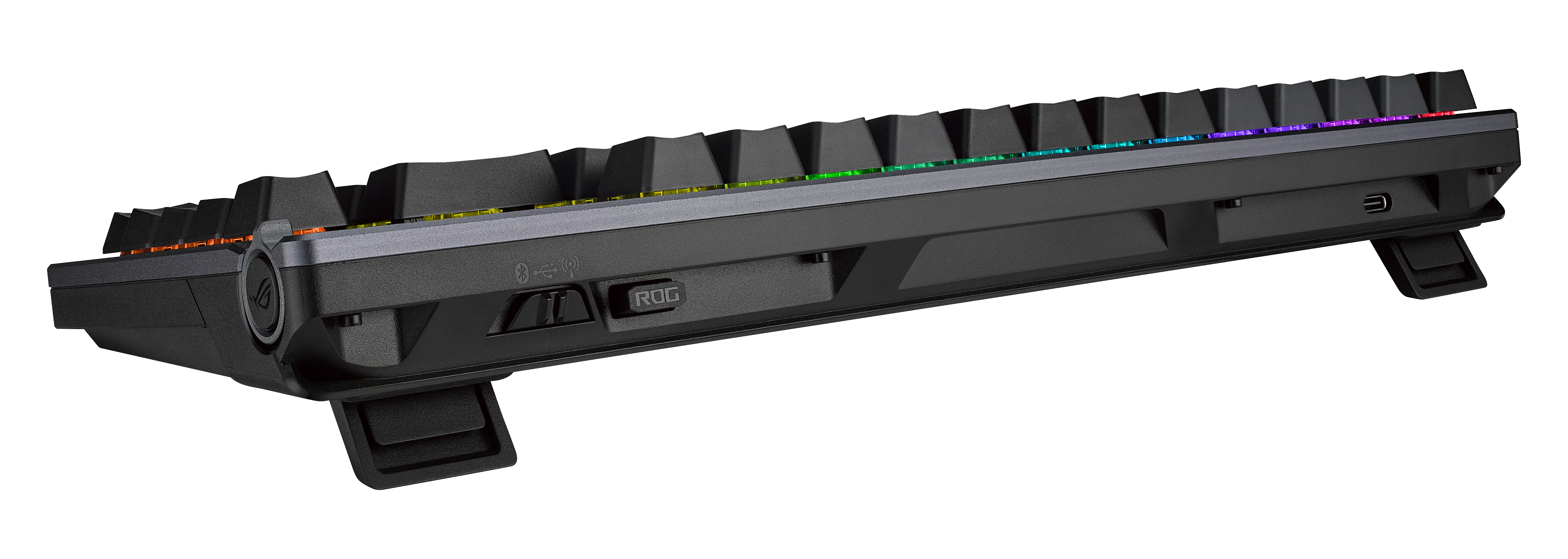 ASUS M701 ROG AZOTH/NXRD/FR, Verkabelt & Kabellos, USB + RF Wireless + Bluetooth, Mechanischer Switc
