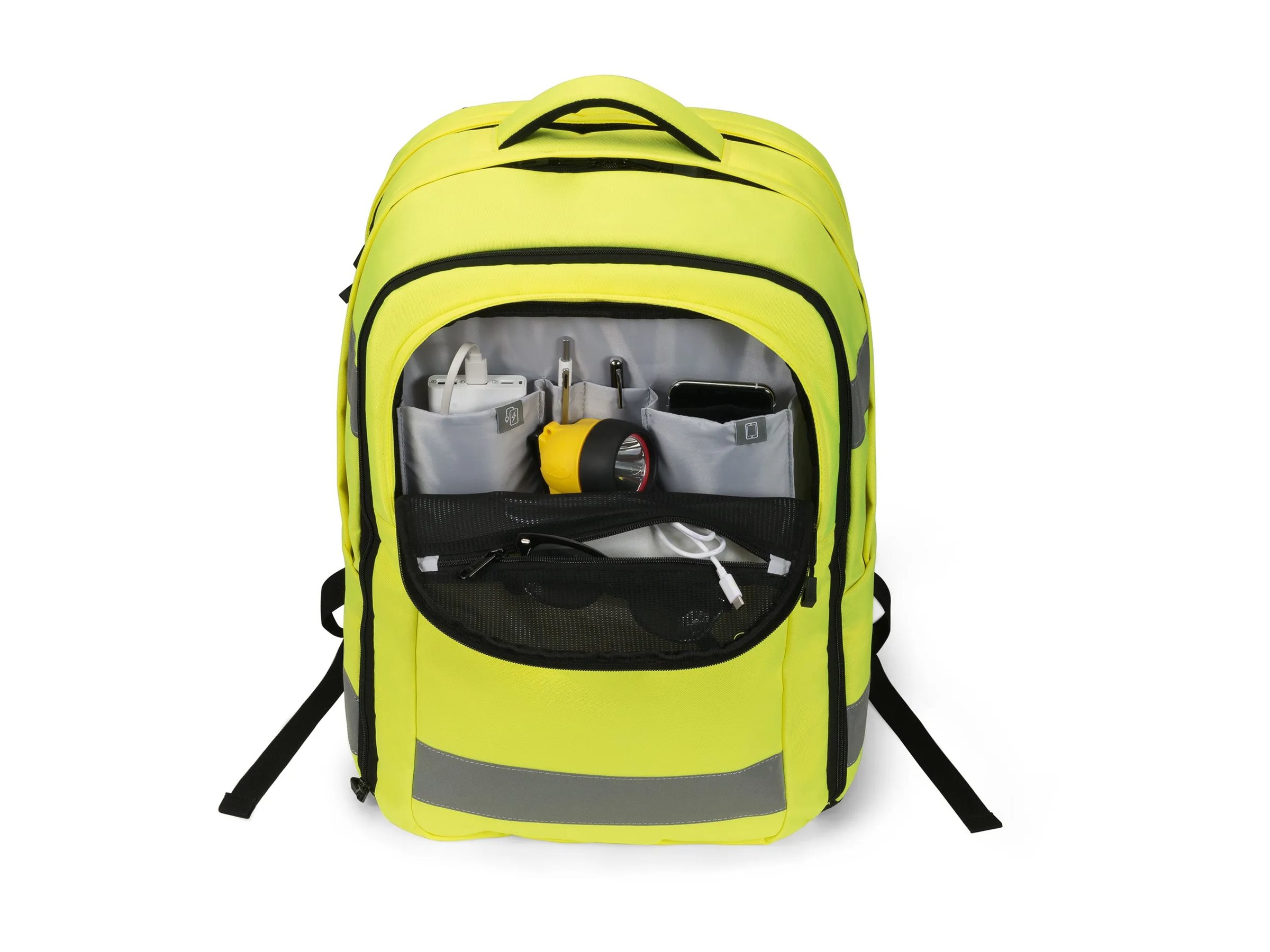 Dicota Hi-Vis V2 - Rucksack - 32 - 38 Liter - Polyester, Thermoplastisches Polyurethan (TPU)