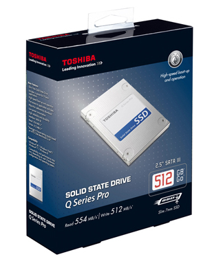 Toshiba Q Series Pro - SSD - 512 GB - intern - 2.5" (6.4 cm)