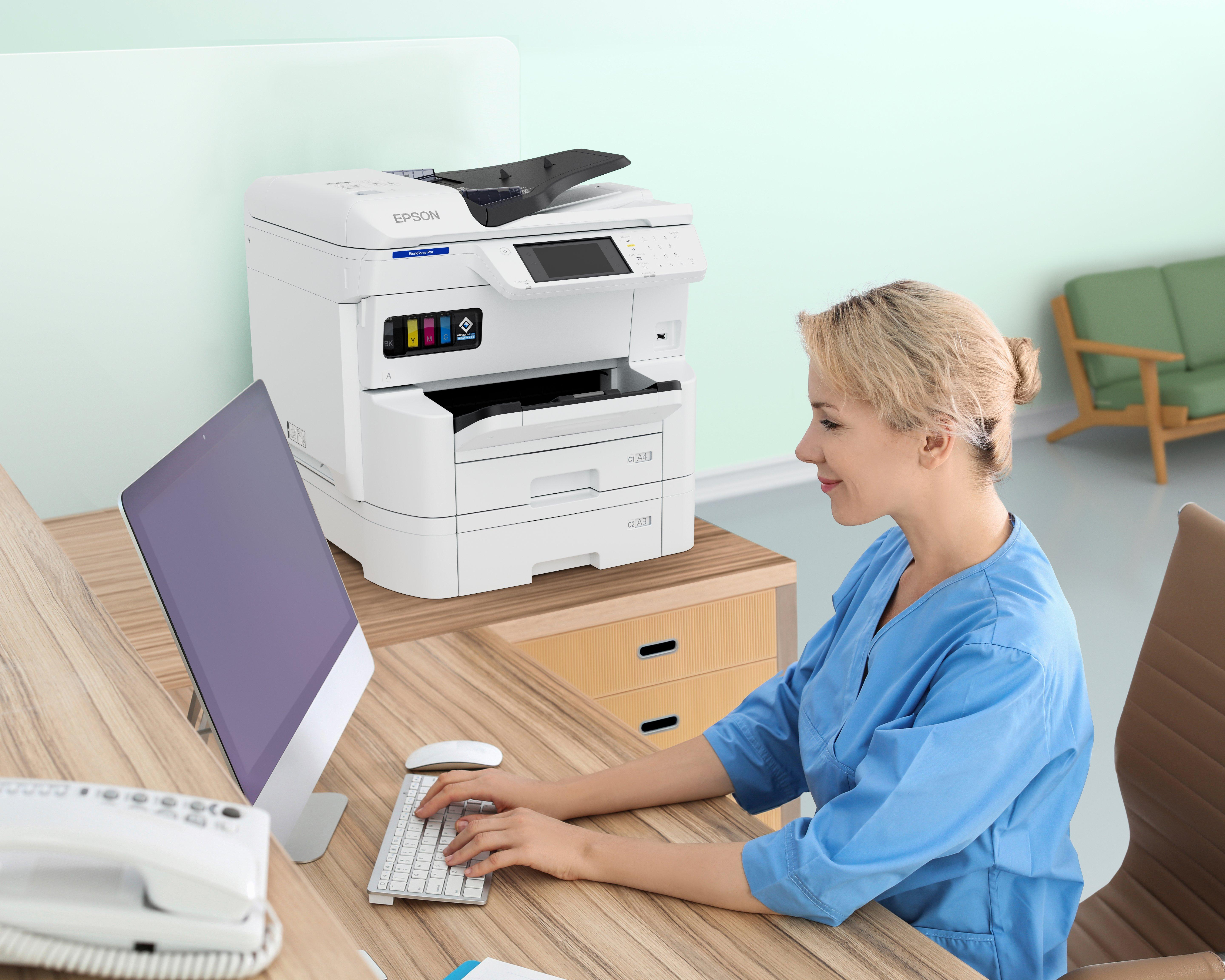 Epson WorkForce Pro EM-C7100DWF - Multifunktionsdrucker - Farbe - Tintenstrahl - A3 (297 x 420 mm)