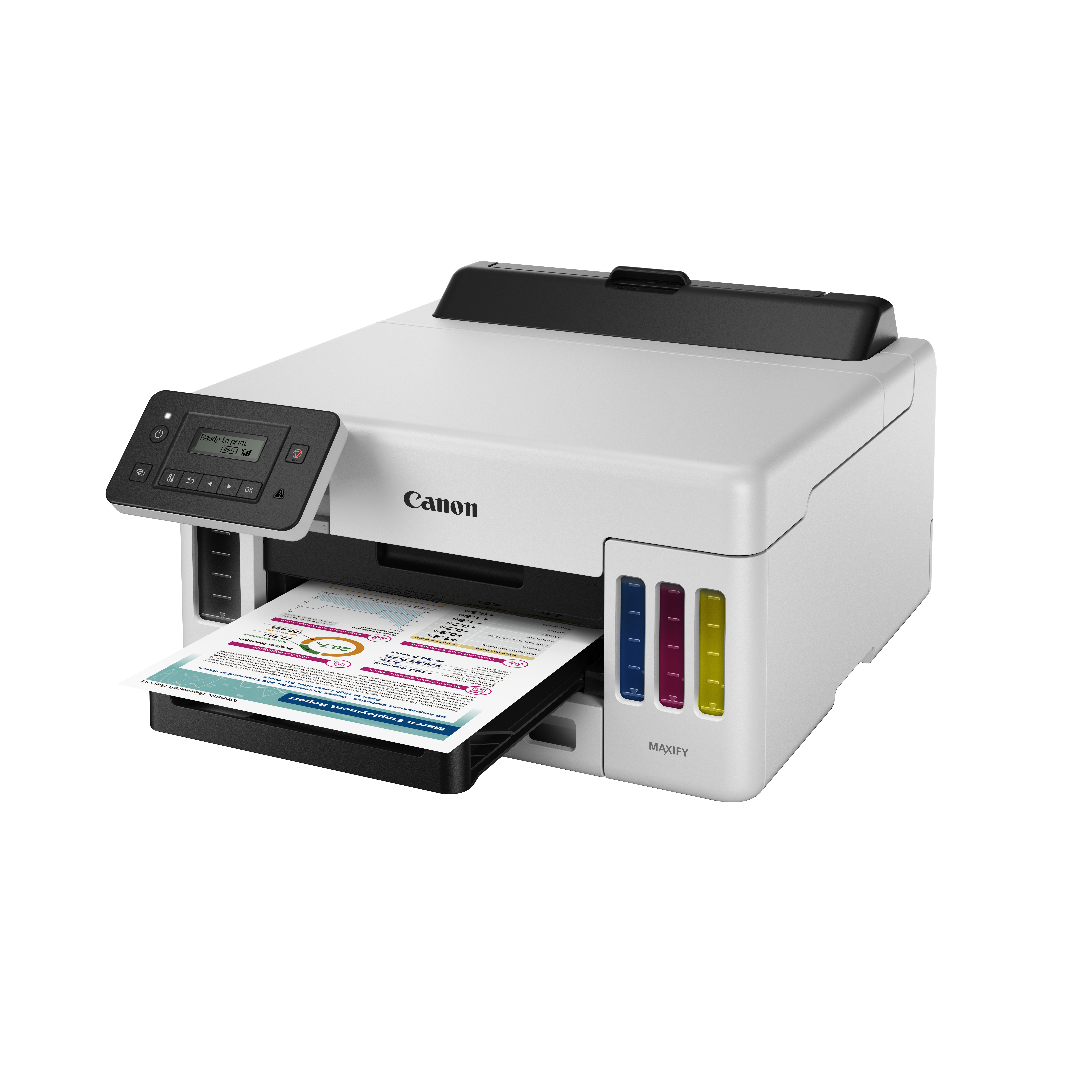 Canon MAXIFY GX5050 - Drucker - Farbe - Duplex - Tintenstrahl - ITS - A4/Legal - 600 x 1200 dpi - bi