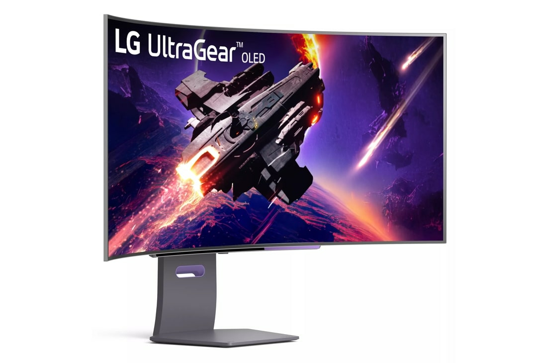 LG UltraGear 45GS95QE-B - OLED-Monitor - Gaming - gebogen - 114.3 cm (45")