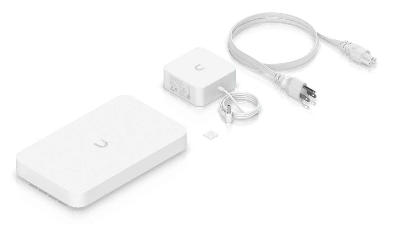 Ubiquiti UXG-Fiber (30W), Weiß, Polycarbonat (PC), Aktivität, LAN, Link, System, ARM, ARM Cortex, 22