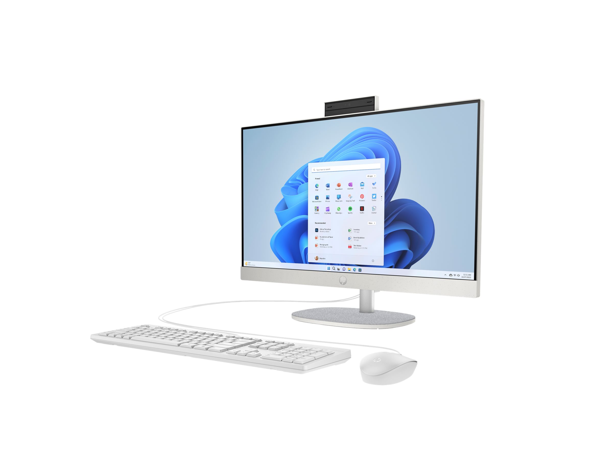 HP 24-cr0430ng - All-in-One (Komplettlösung) - Core i3 i3-1315U - RAM 8 GB - SSD 256 GB - NVMe - UHD