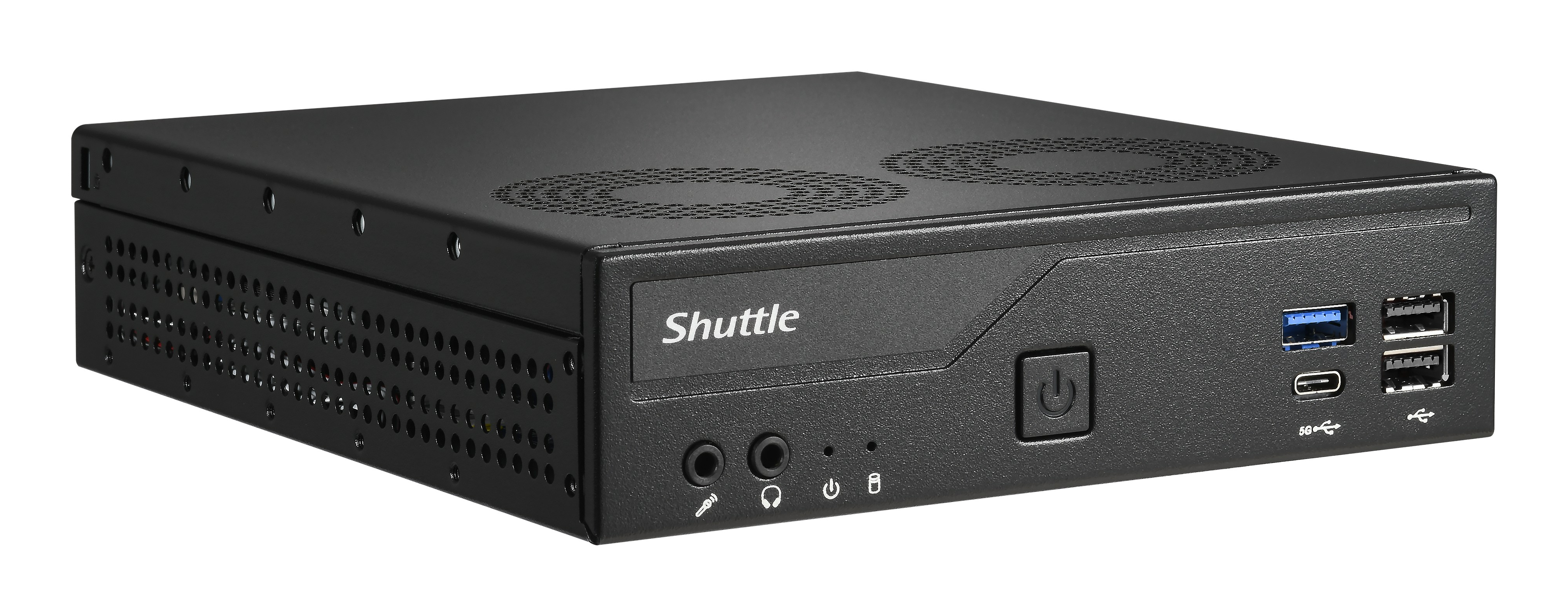 Shuttle XP? slim DH610V2, 1,35 l großer PC, Mini-PC Barebone, Intel H610, LGA 1700, DDR5-SDRAM, 120