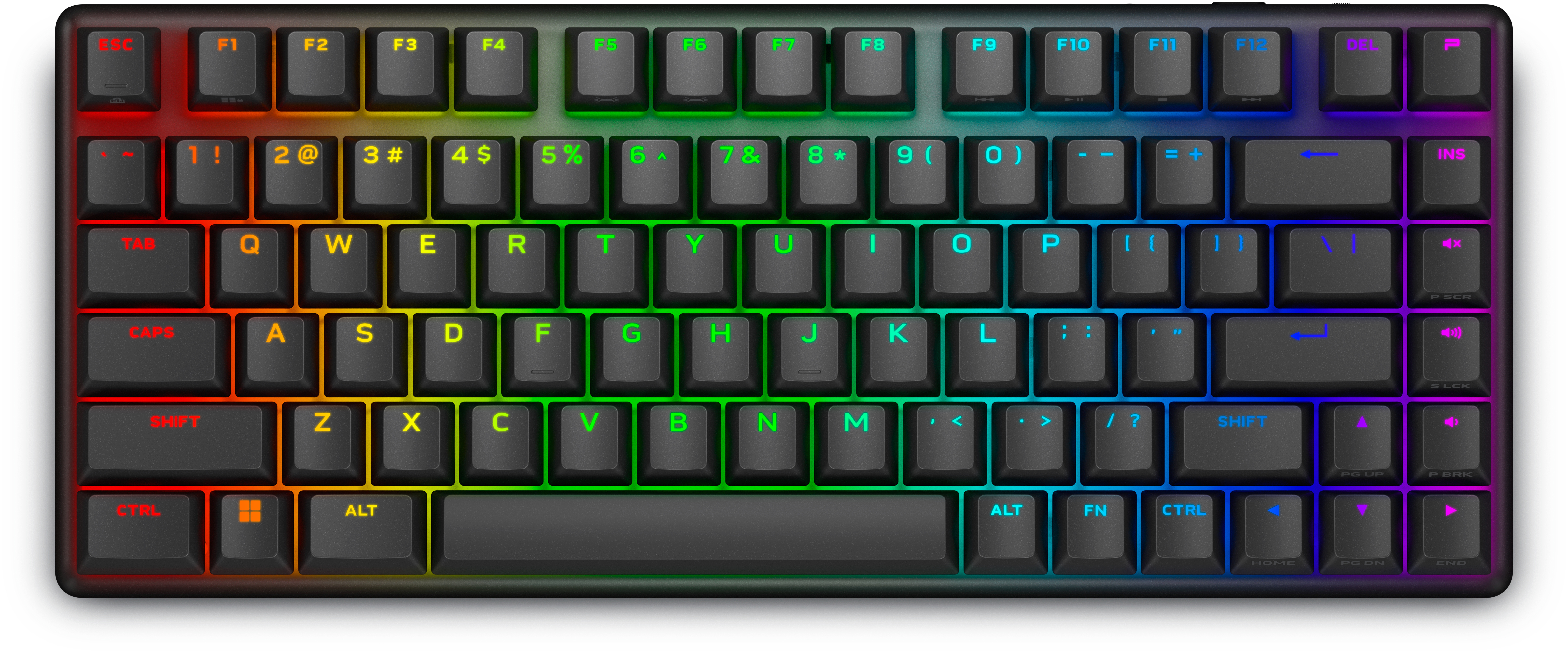 Dell Alienware Pro Wireless Gaming Keyboard - Tastatur - 75% - compact TKL - AlienFX Per-Key RGB / 1