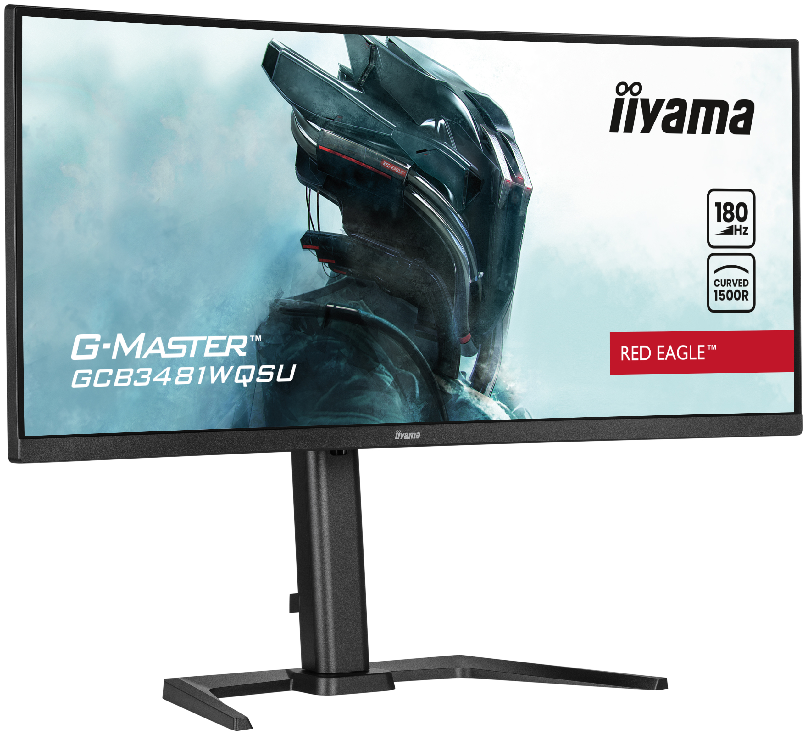 Iiyama G-MASTER Red Eagle GCB3481WQSU-B1 - LED-Monitor - Gaming - gebogen - 86.4 cm (34")