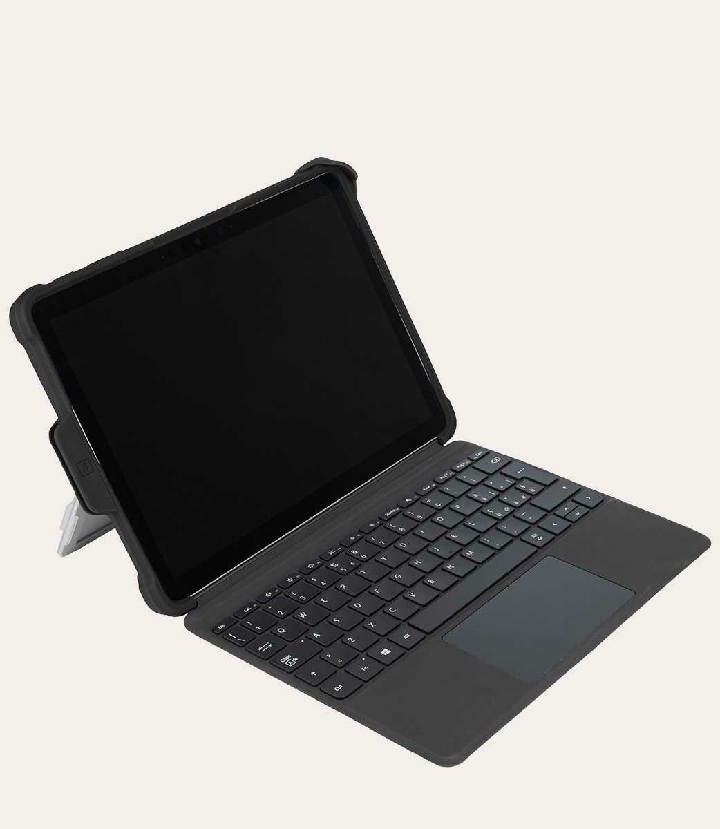 TUCANO Casco Schutzhülle für Surface Go 3/2/1 schwarz/transparent - Schutz- huelle - (Schutz-)hülle