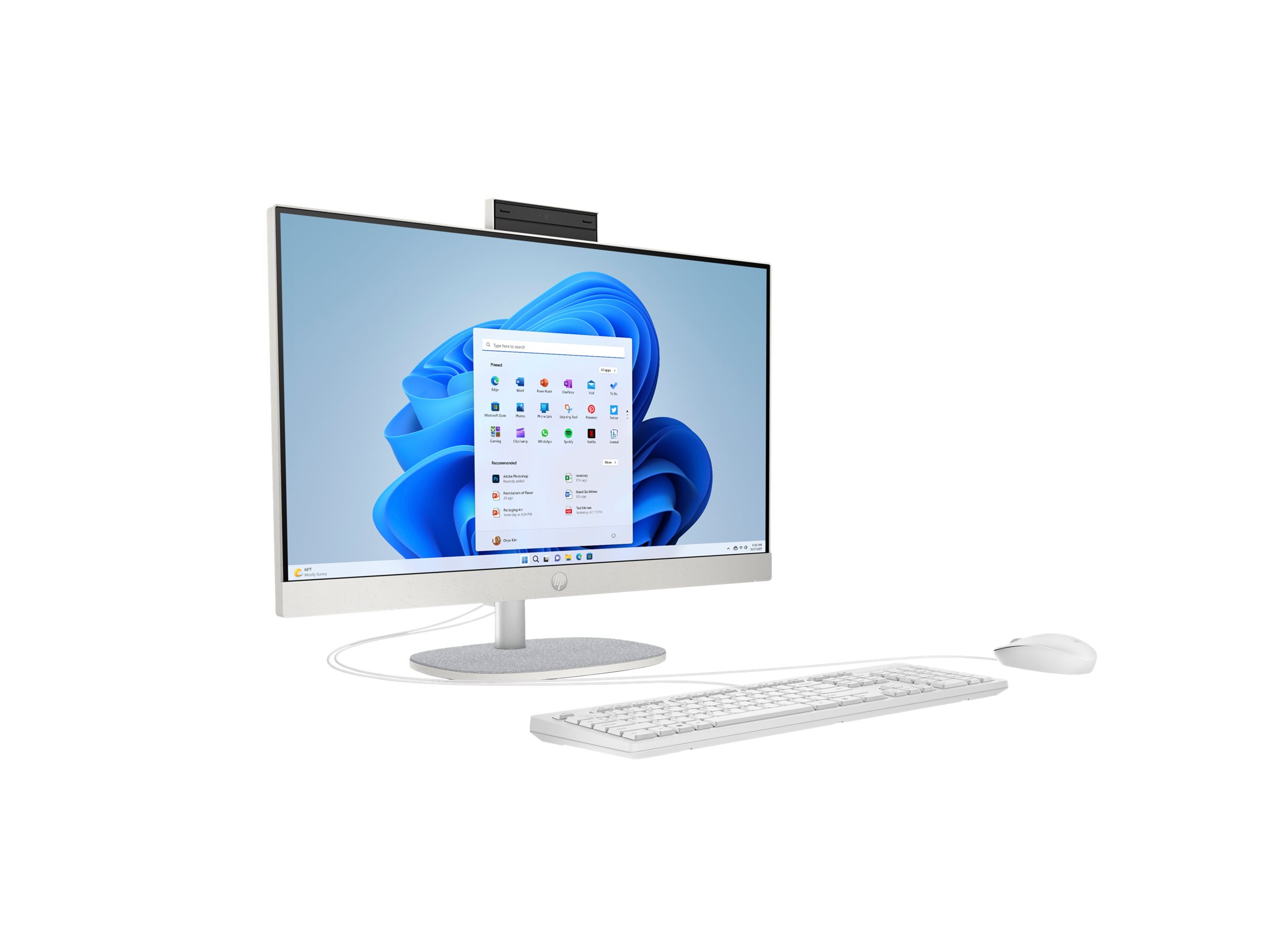 HP 24-cr0450ng - All-in-One (Komplettlösung) - Core i5 i5-1334U - RAM 8 GB - SSD 512 GB - NVMe - Int