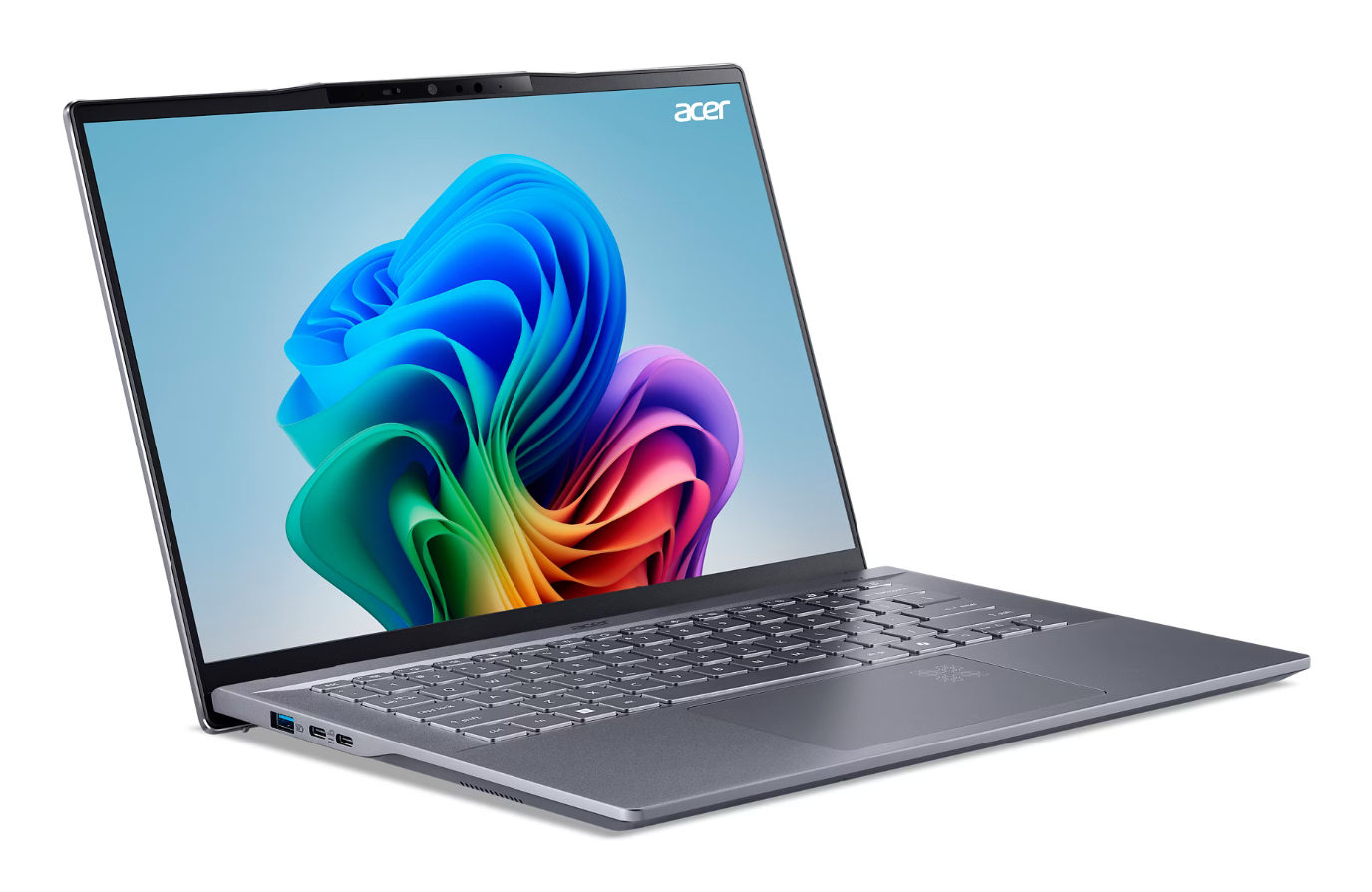 Acer Swift Go 14 AI SFG14-01 - 180°-Scharnierdesign - Snapdragon X Plus X1P-42-100 - Win 11 Home - Q