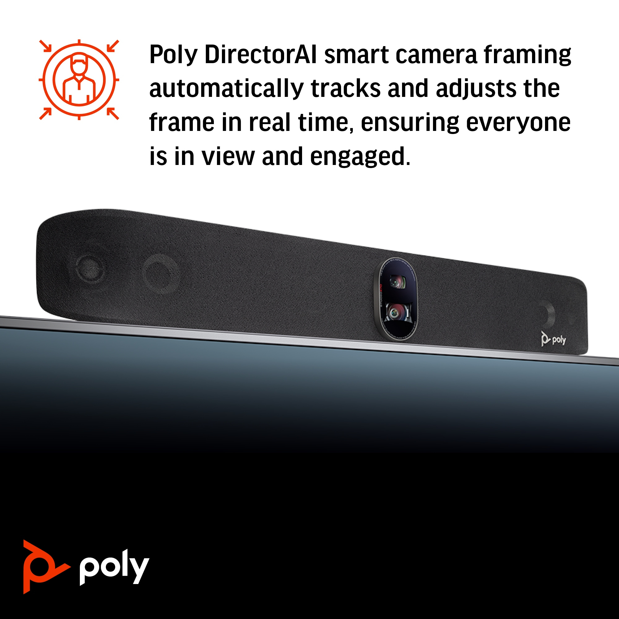 Poly HP Poly Studio X70 - All-in-One Videoleiste (Videoleiste, Poly TC10 Touchcontroller)
