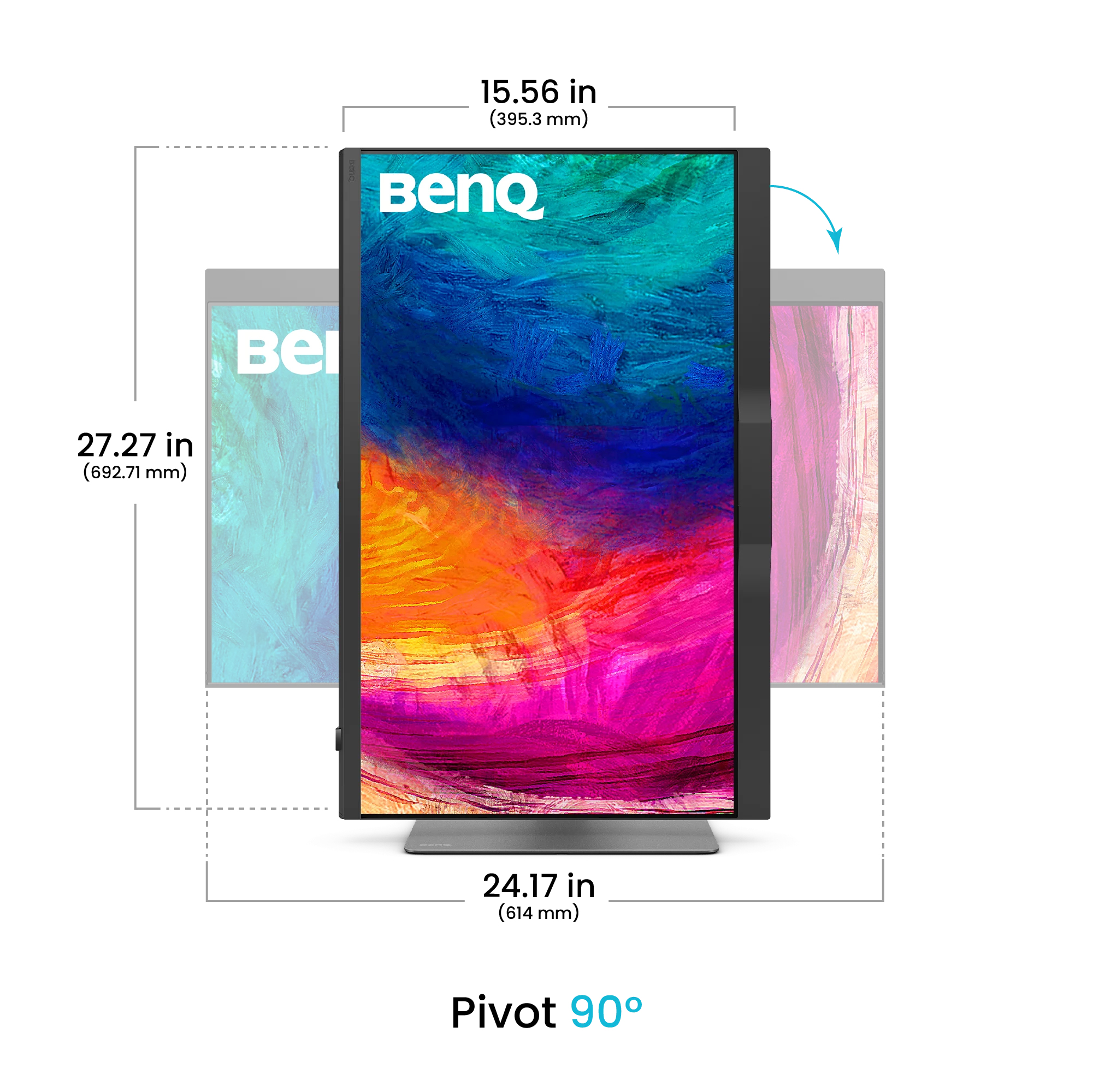BenQ PD2770U - LED-Monitor - 68.6 cm (27") - 3840 x 2160 4K UHD (2160p)