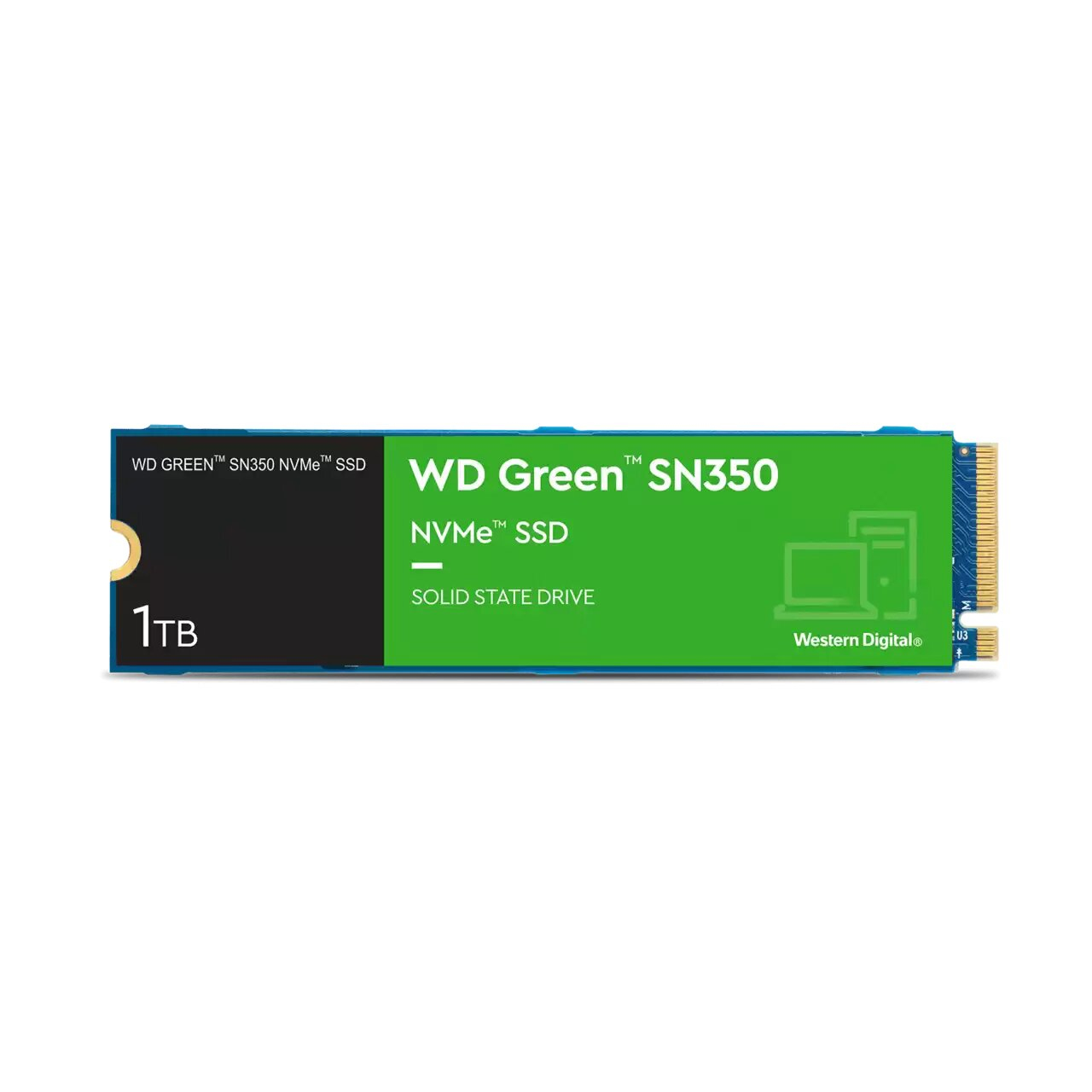 Western Digital WD Green SN350 NVMe SSD 1TB, M.2 2280 / M-Key / PCIe 3.0 x4