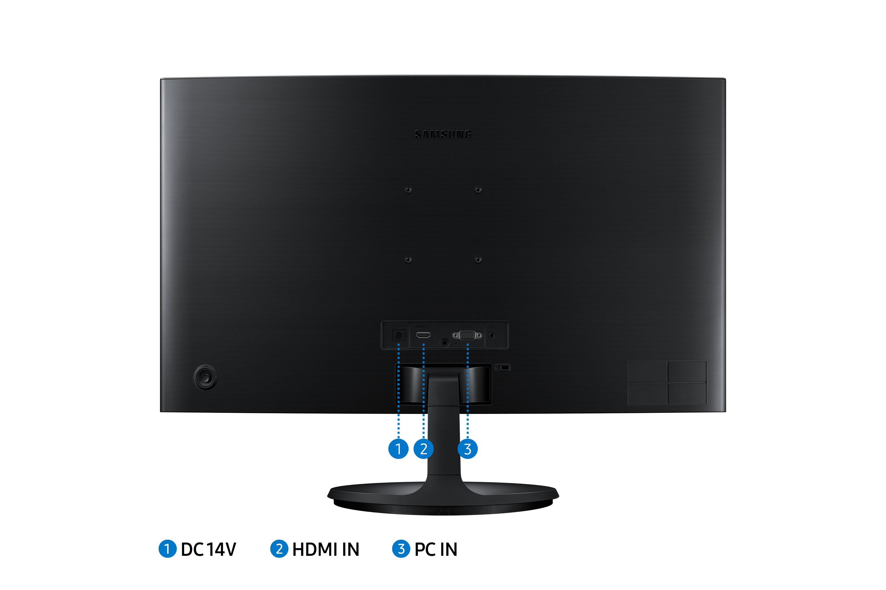 Samsung S36C Series S24C364EAU Curved-Monitor 61cm (24") Full HD, VA, 4ms, HDMI, VGA