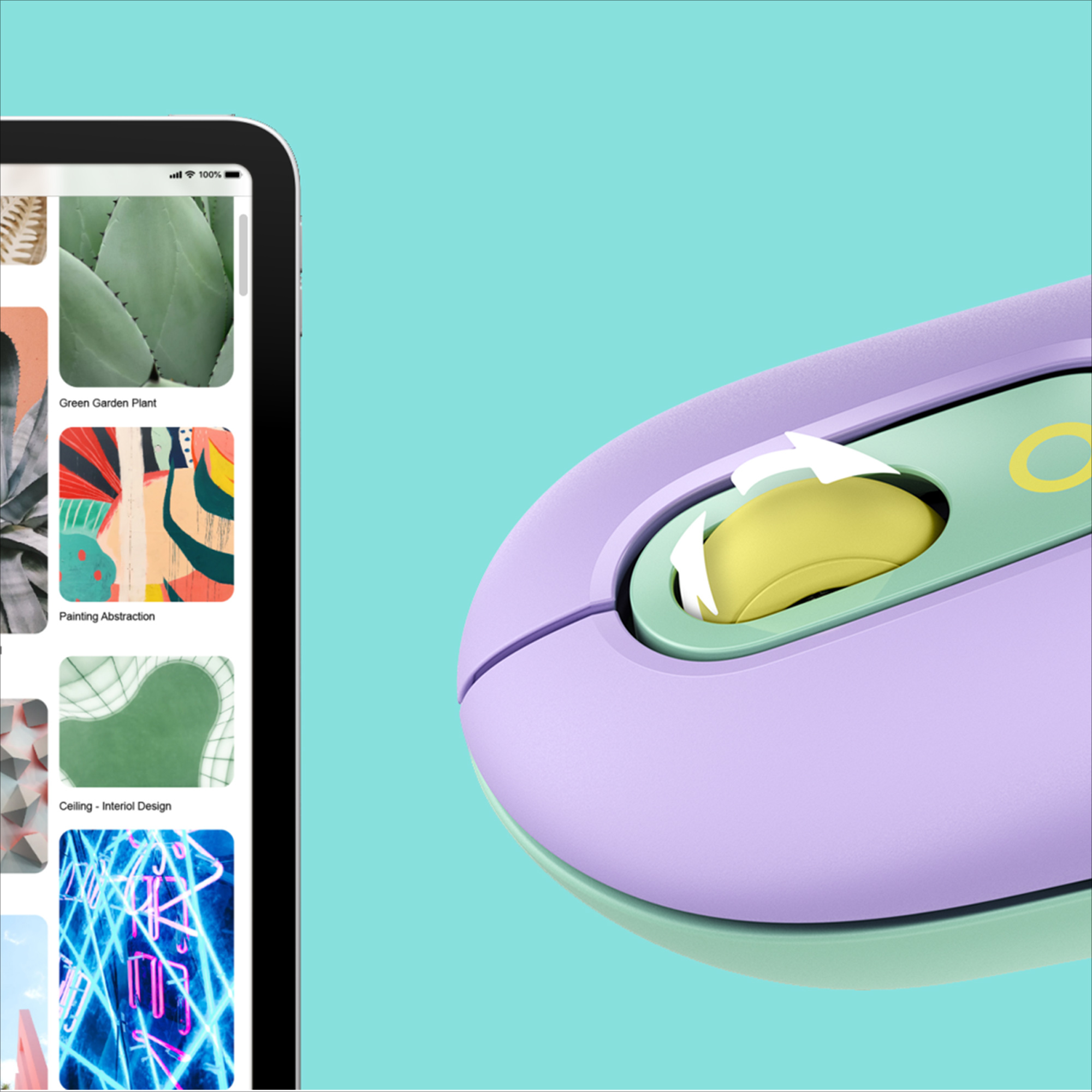 Logitech POP - Maus - anpassbare Emojis - optisch