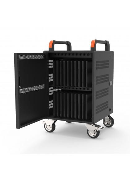 PORT Designs PORT Connect Charging Cabinet - Wagen (nur Laden) - für 20 Notebooks / 1U Rack - verrie