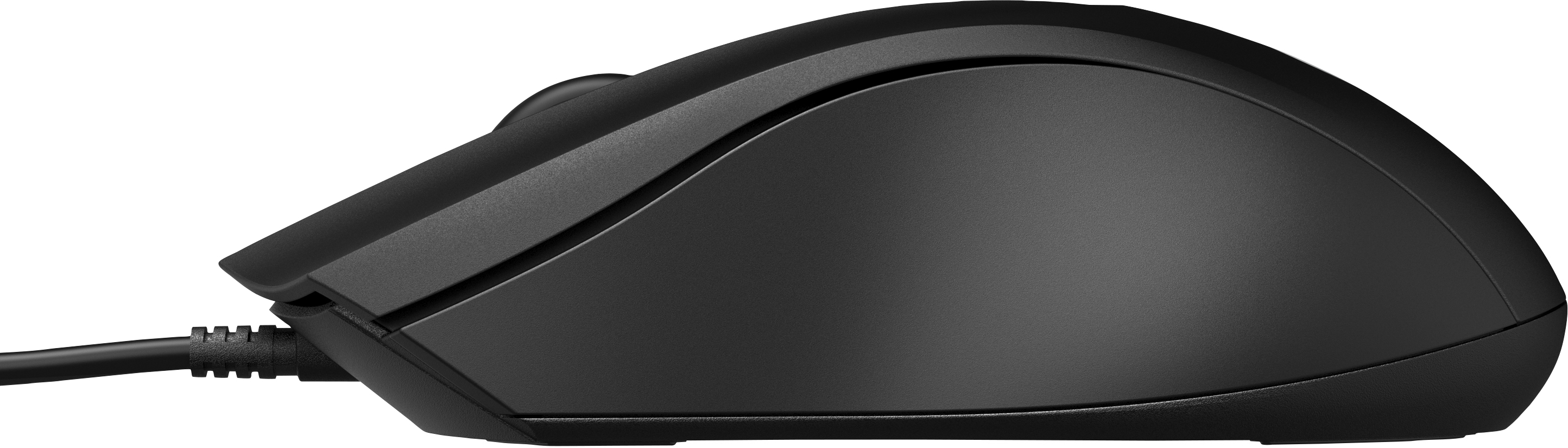 HP Kabelgebundene Maus 100, Beidhändig, Optisch, USB Typ-A, 1600 DPI, Schwarz