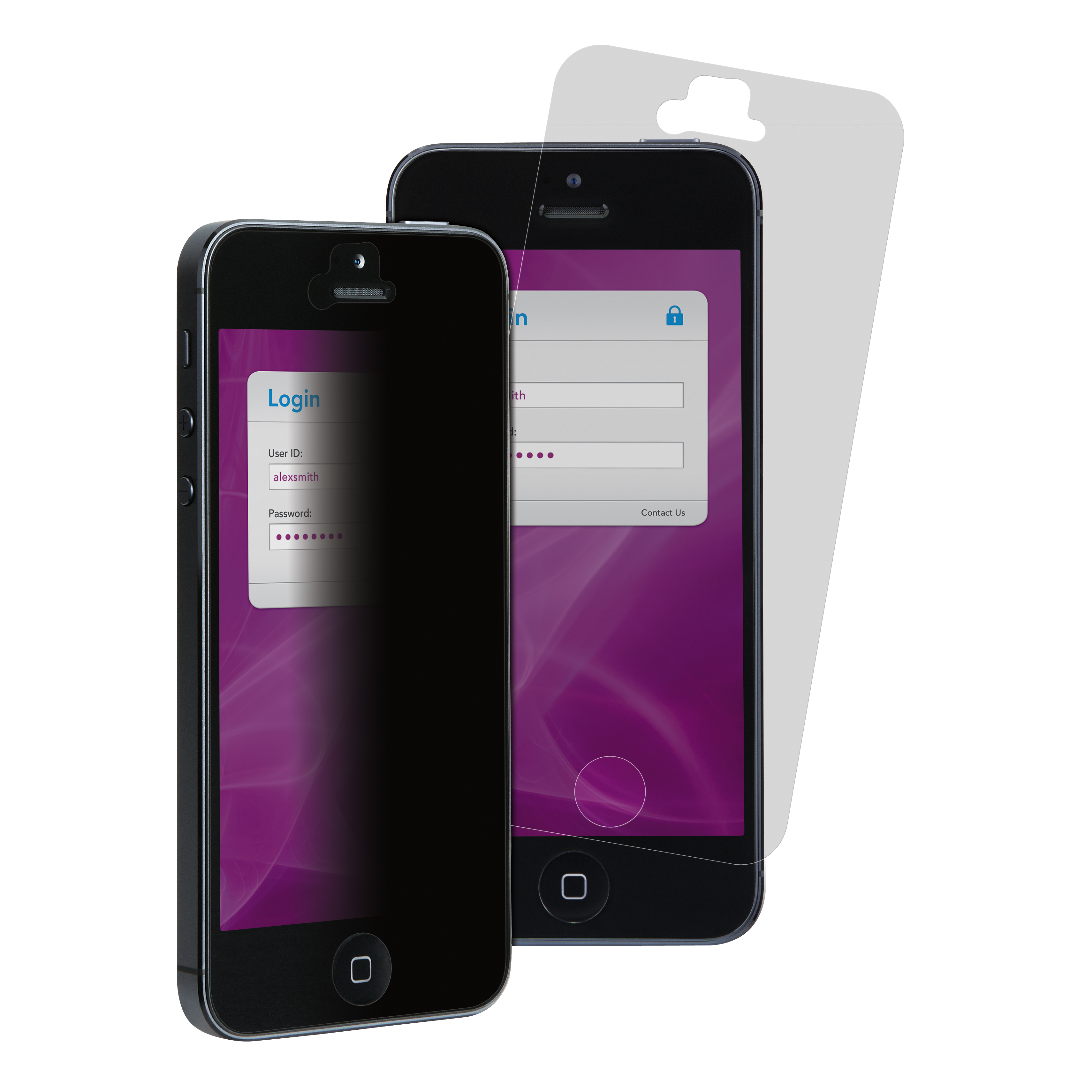 3M Blickschutzfolie für Apple iPhone 5/5S/5C/SE Hochformat - Blickschutzfolie für Mobiltelefon (Hoch