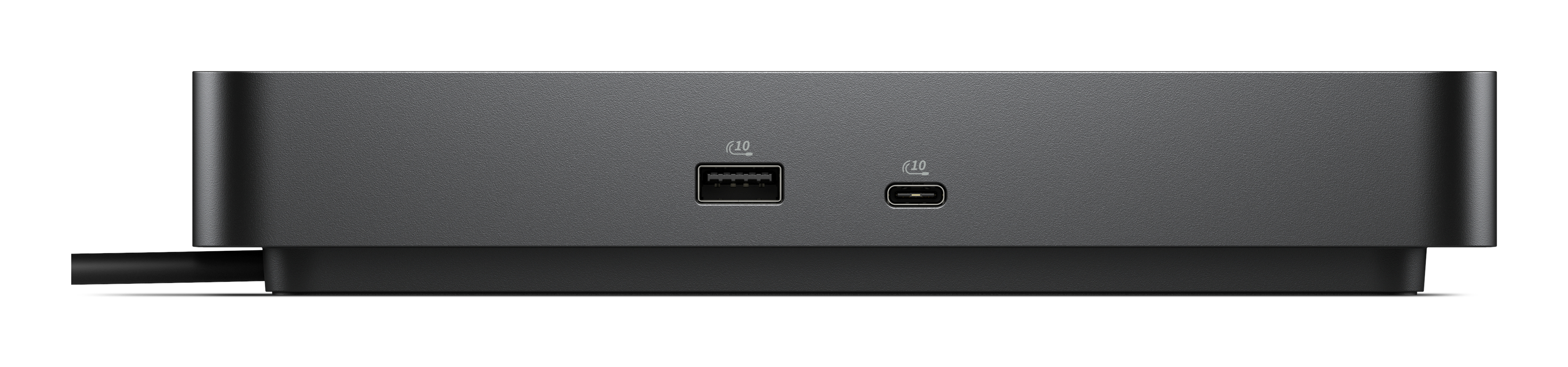 Dell WD25TB4, Kabelgebunden, Thunderbolt 4, 130 W, 2500 Mbit/s, Schwarz, 1,25 Gbit/s