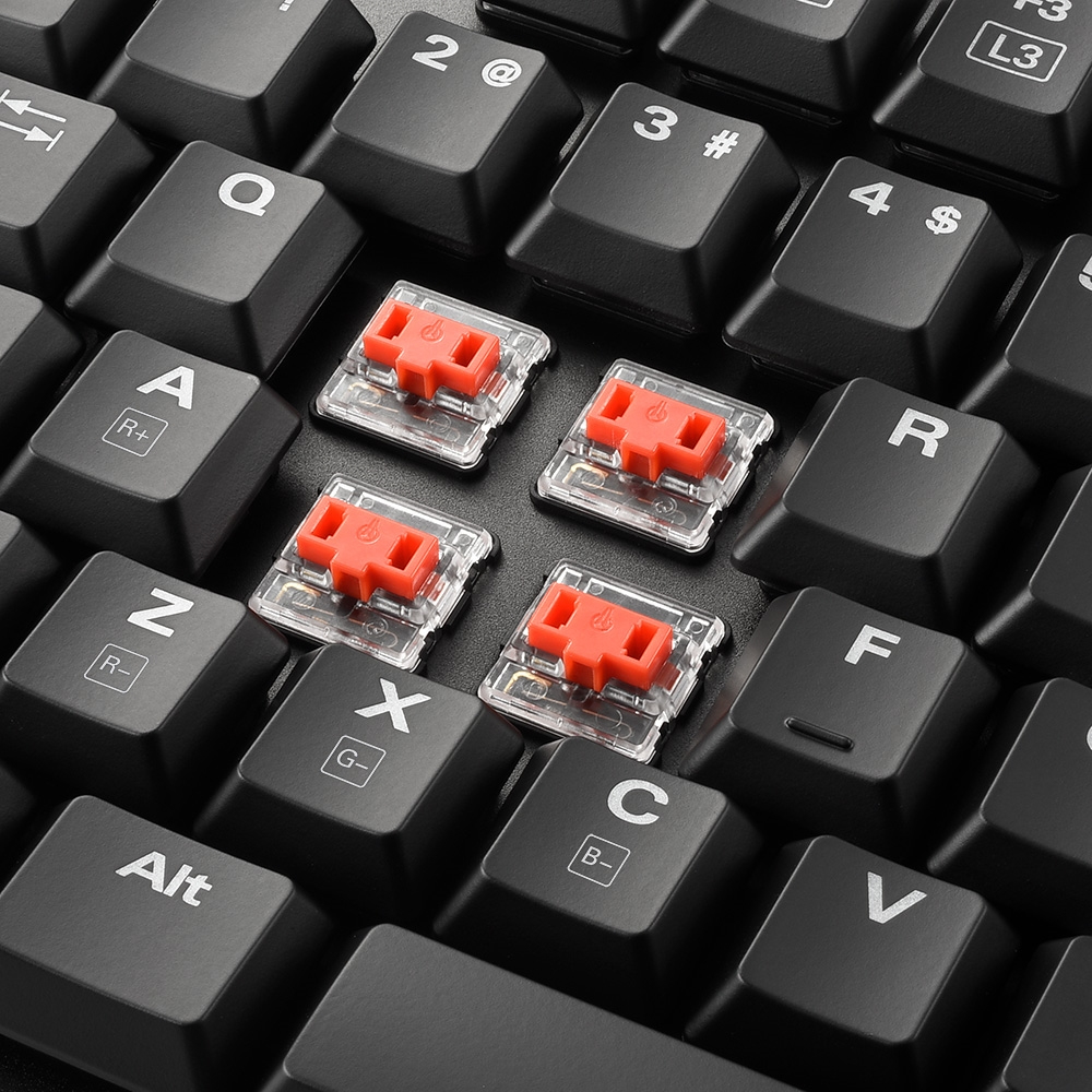 Sharkoon PureWriter RGB - Tastatur - Hintergrundbeleuchtung