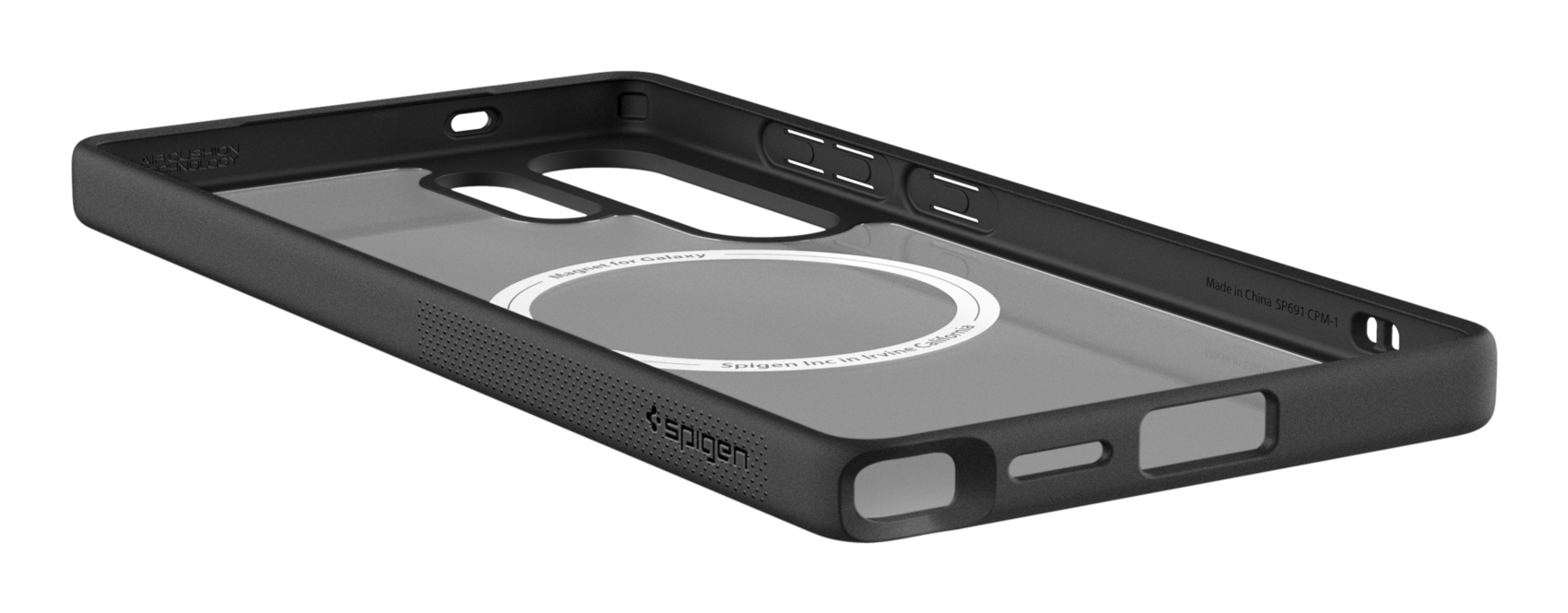 Samsung Spigen Capella GP-FPS938PGB - Hintere Abdeckung für Mobiltelefon - Ständer - Thermoplastisch