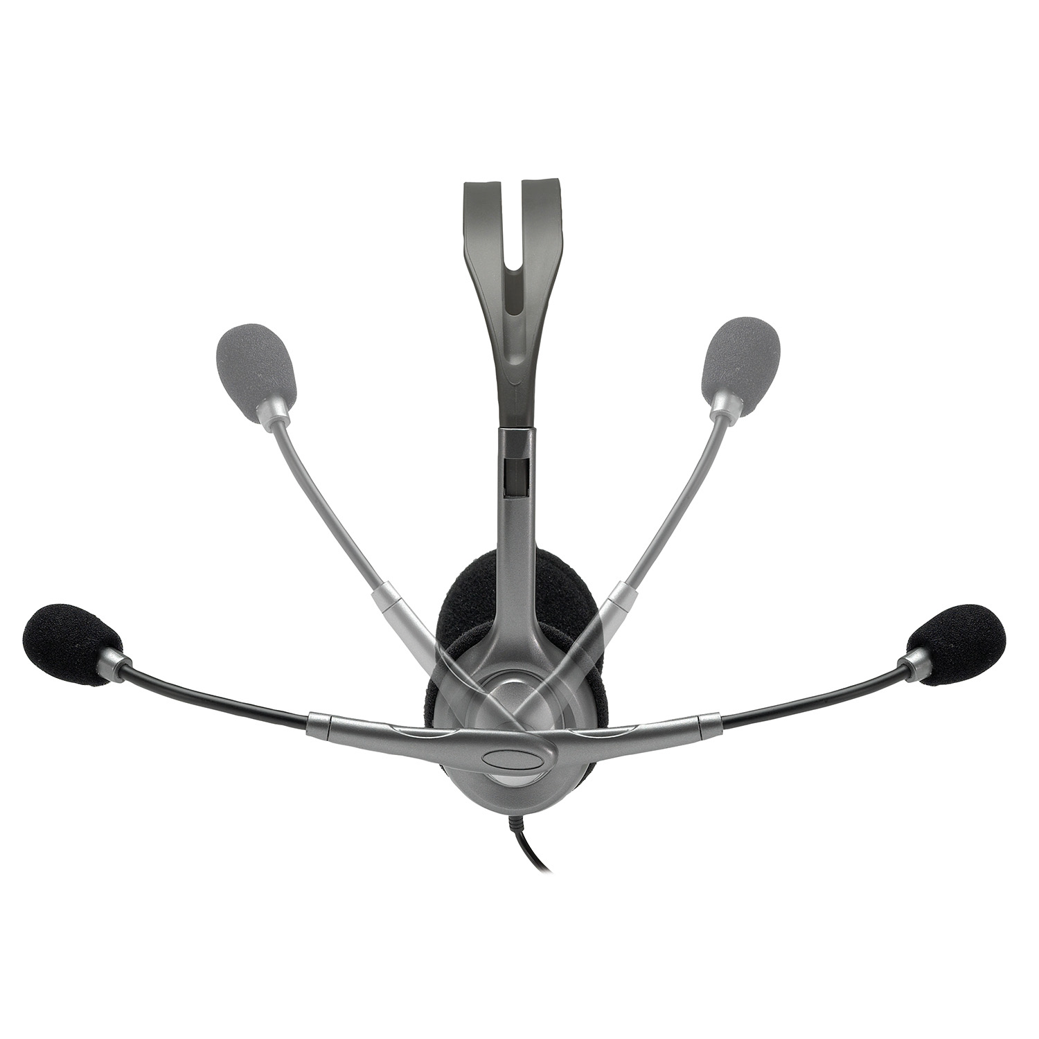 Logitech 981-000593, Kabelgebunden, Büro/Callcenter, 20 - 20000 Hz, 74 g, Kopfhörer, Grau