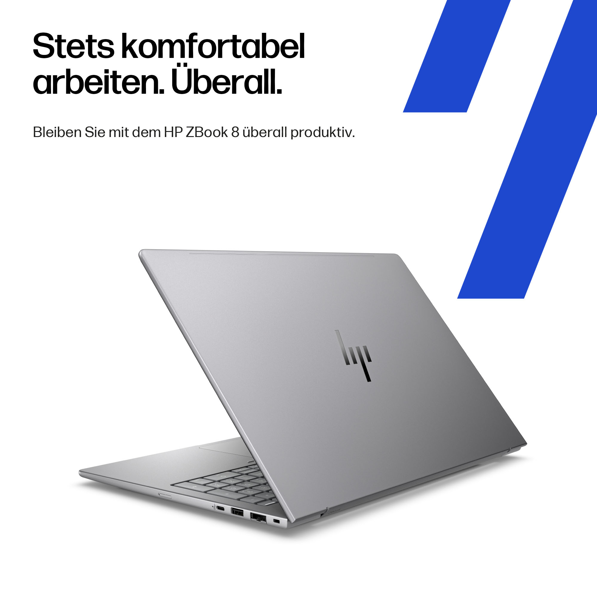 HP ZBook 8 G1i Mobile Workstation - Intel Core Ultra 7 255H - Win 11 Pro - RTX 500 Ada - 32 GB RAM -