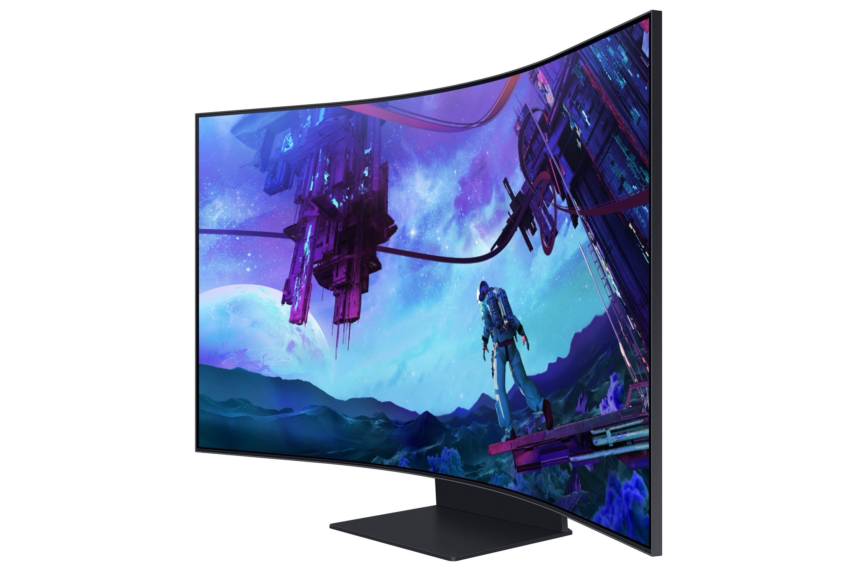 Samsung Odyssey Ark S55CG970NU - G97NC Series - QLED-Monitor - Smart - Gaming - gebogen - 138 cm (55