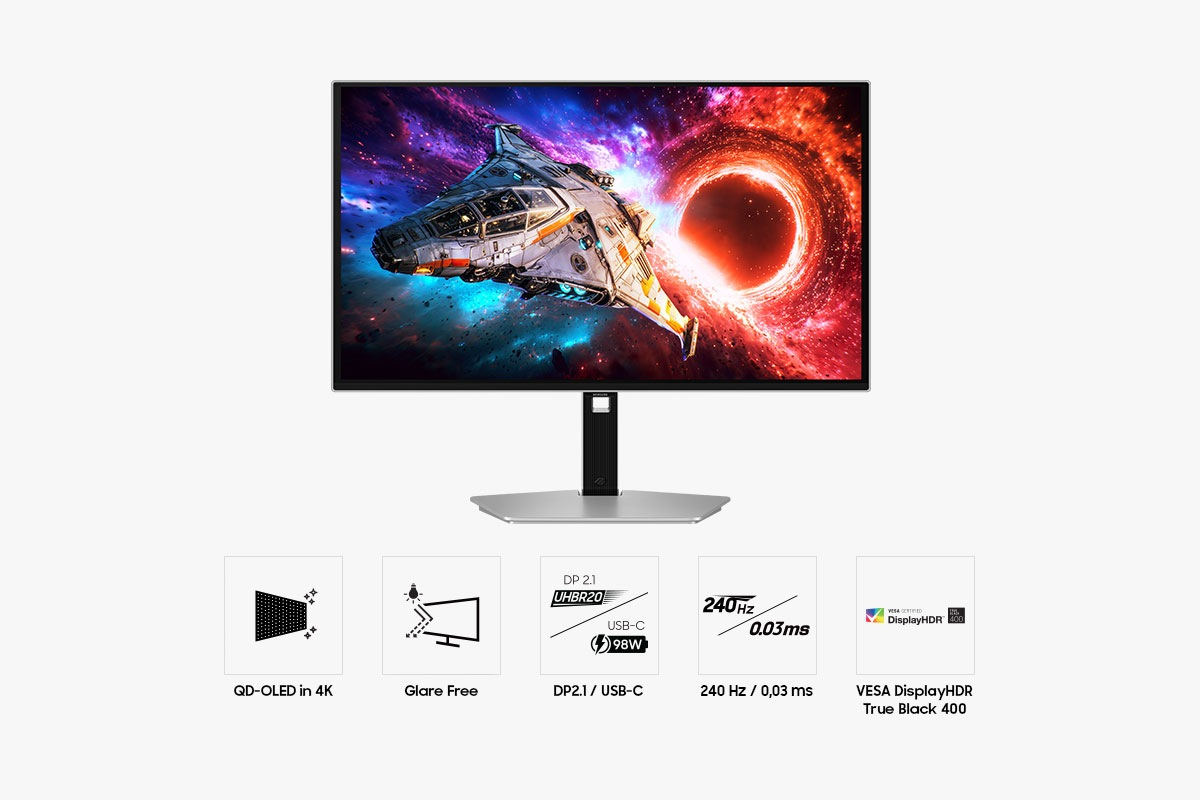 Samsung Odyssey OLED G8 S27HG800SU - G80SH Series - OLED-Monitor - Gaming - 68.6 cm (27")