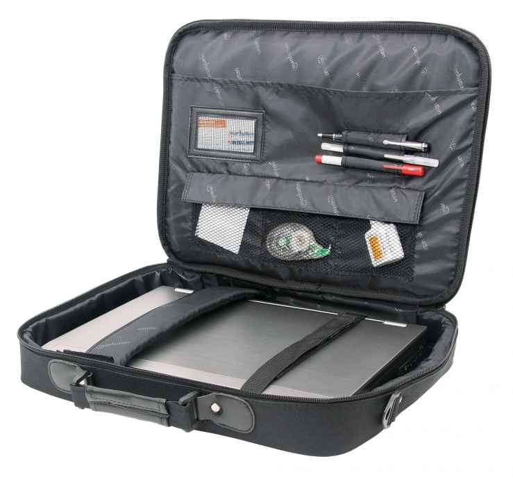Manhattan Empire Laptop Bag 17.3", Clamshell design, Accessories Pocket, Shoulder Strap (removable)