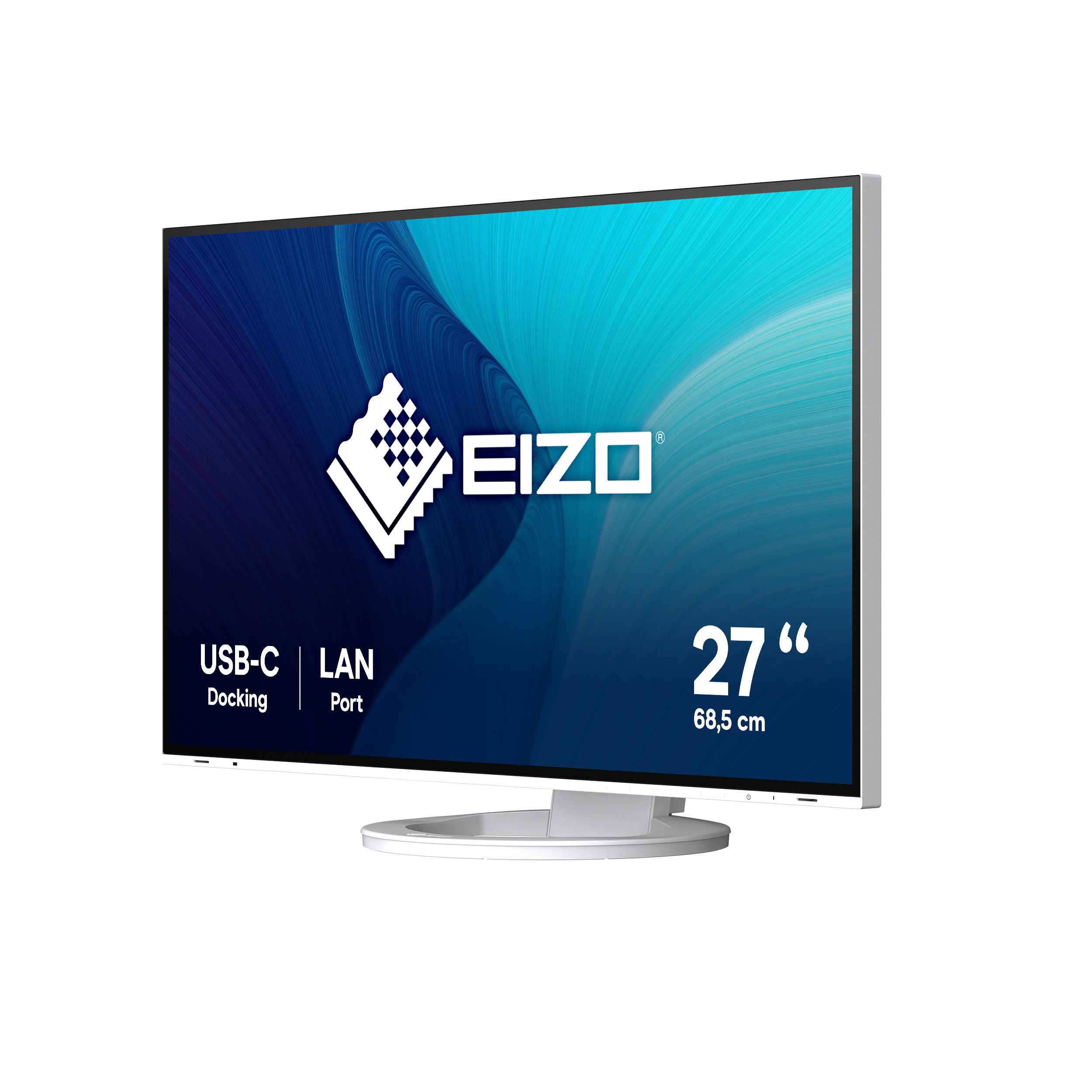 EIZO FlexScan EV2795-WT Monitor 68.6cm (27") WQHD, IPS, 5ms, HDMI, Displayport, USB-C
