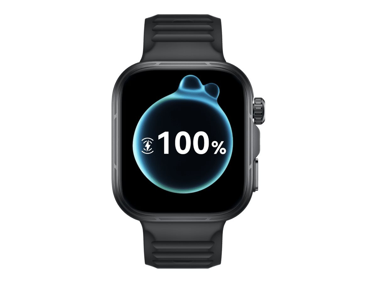Huawei Watch Fit 5 Pro - Aluminiumlegierung - intelligente Uhr mit Riemen - Flouroelastomer - schwar