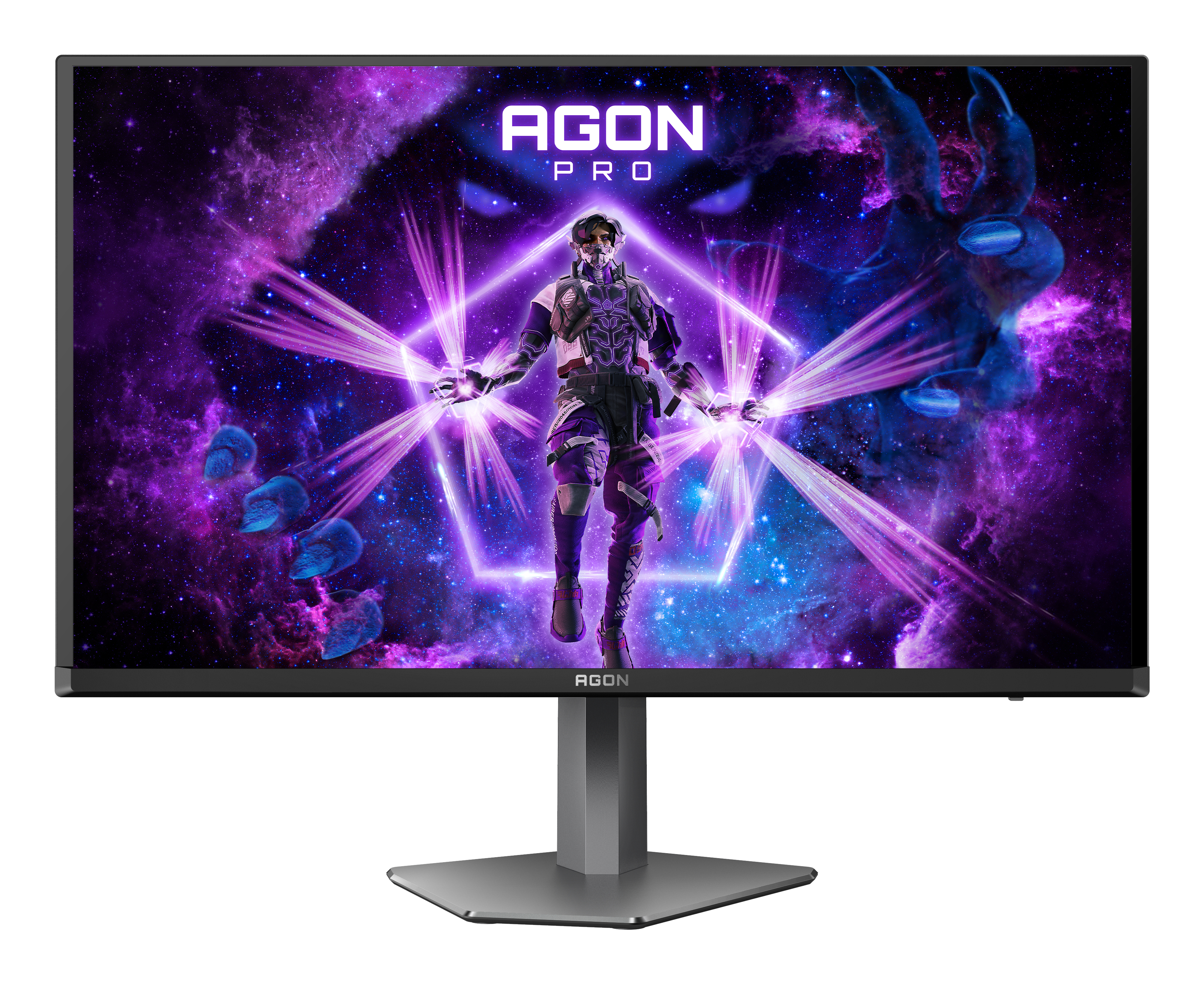 AOC AGON PRO AG276QKD2, 67,3 cm (26.5"), 2560 x 1440 Pixel, Quad HD, QD-OLED, 0,03 ms, Schwarz, Grau