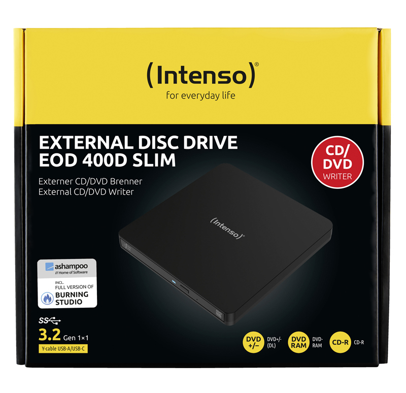 Intenso EOD 400D Slim - Laufwerk - DVD±RW (±R DL)