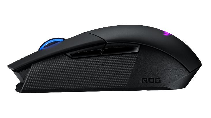 ASUS ROG Strix Impact II Wireless - rechts - Optisch - RF Wireless + USB Type-C - 16000 DPI - Schwar