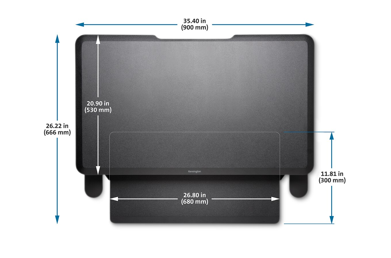 Kensington SmartFit Sit/Stand Desk - Notebook-Ständer