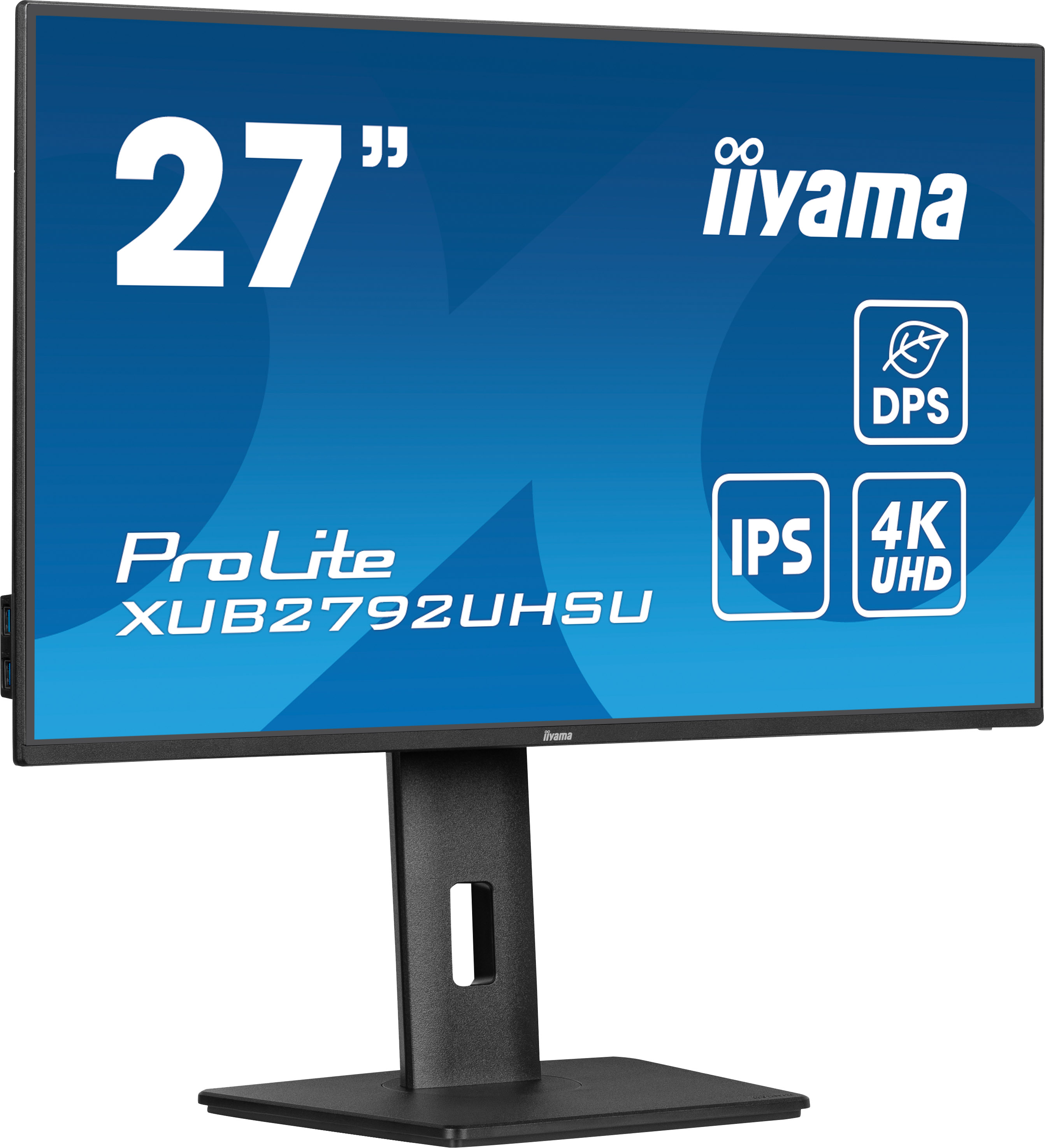 iiyama ProLite XUB2792UHSU-B6 Monitor 68.6 cm (27") 4K UHD, IPS, 4ms, HDMI, Displayport, USB