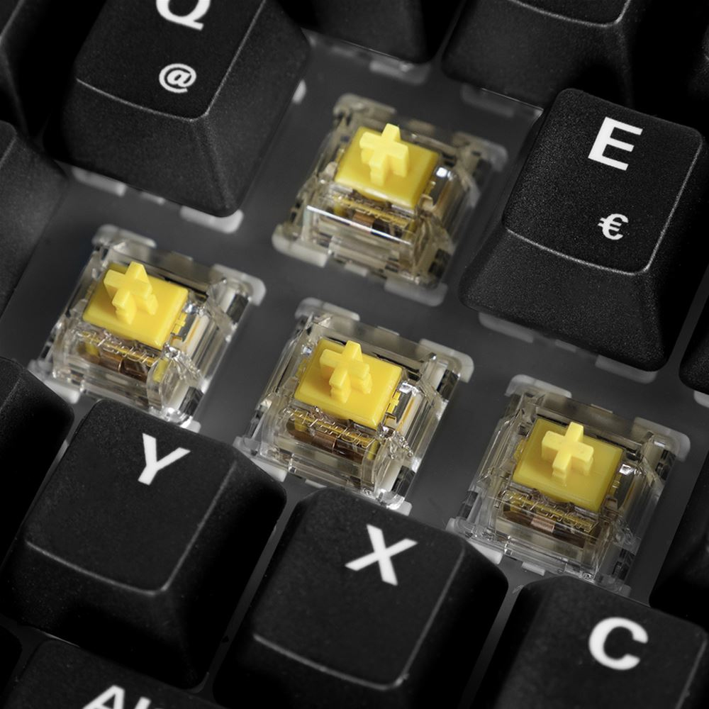 Sharkoon SGK50 S2, 96%, Kabelgebunden, USB, QWERTZ, RGB-LED, Holz