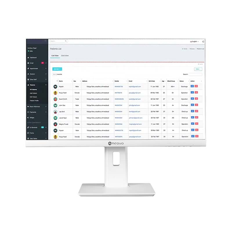 AG Neovo Clinical Review ME-2701 - LED-Monitor - 2MP - Farbe - 68.6 cm (27")