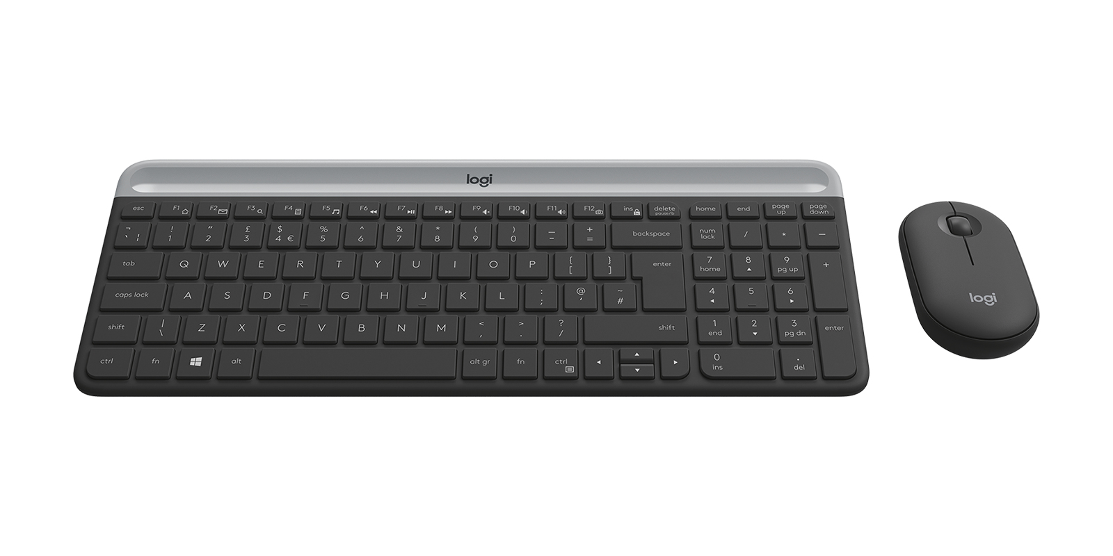 Logitech Slim Wireless Combo MK470 - Tastatur-und-Maus-Set